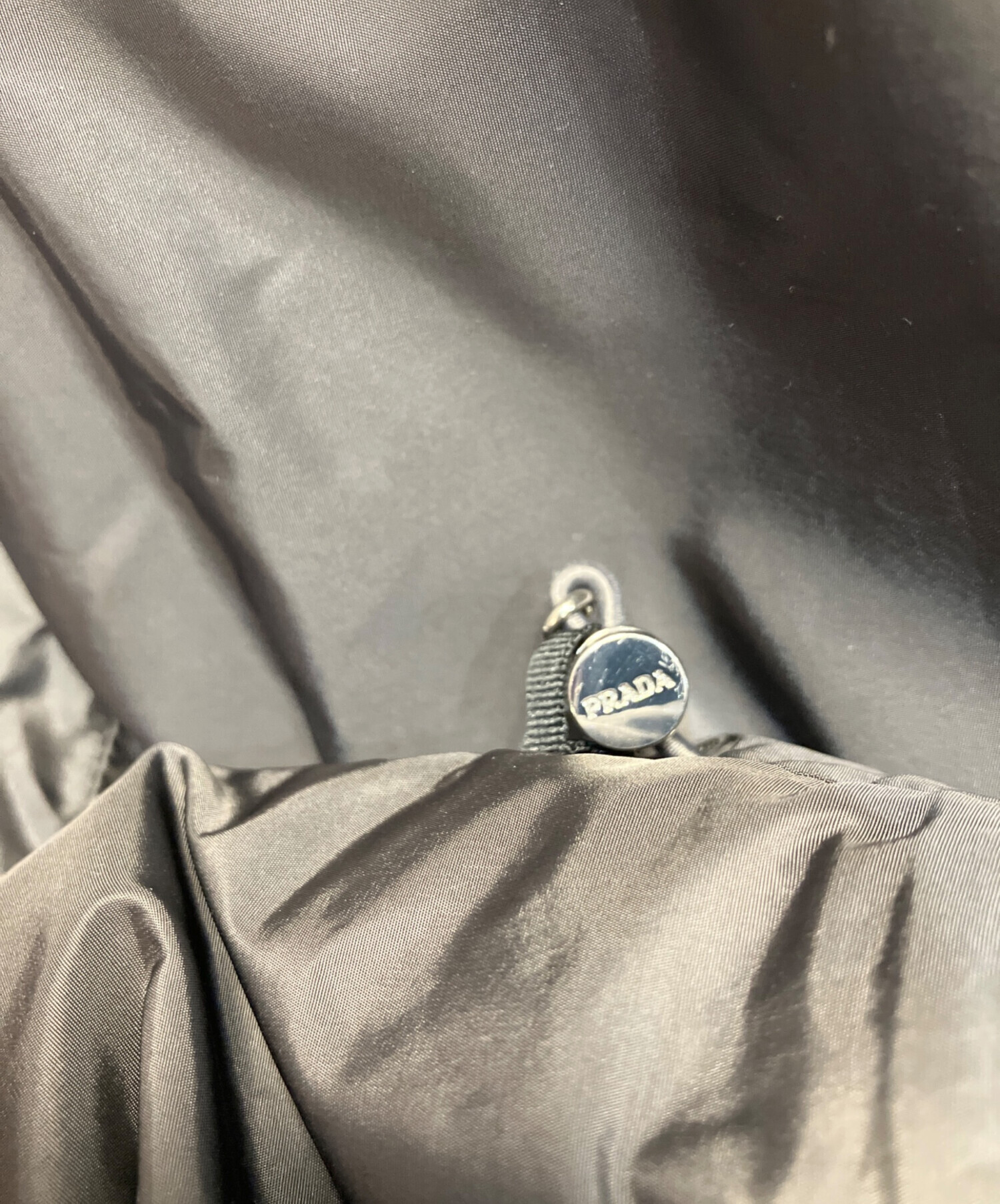 中古・古着通販】PRADA (プラダ) ナイロンパーカー グレー サイズ:52
