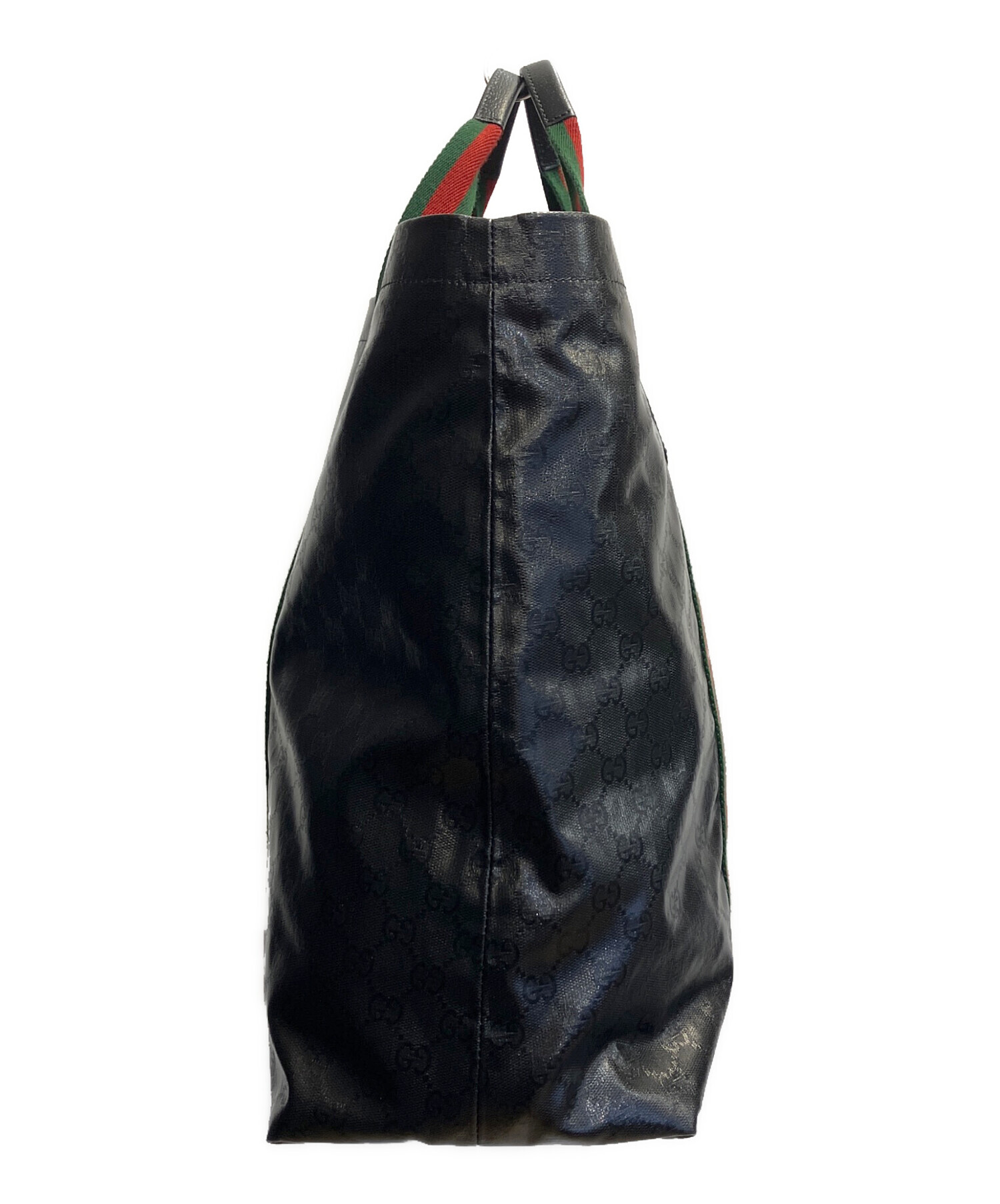 中古・古着通販】GUCCI (グッチ) トートバッグ ブラック サイズ:FREE