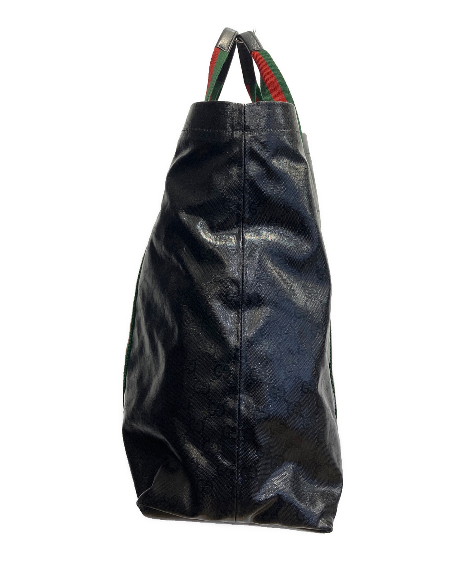 中古・古着通販】GUCCI (グッチ) トートバッグ ブラック サイズ:FREE