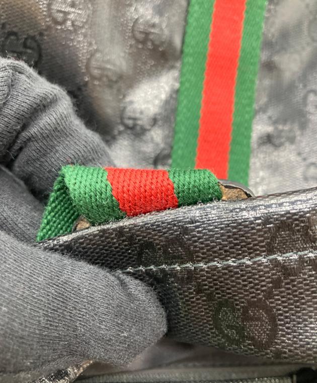 中古・古着通販】GUCCI (グッチ) トートバッグ ブラック サイズ:FREE