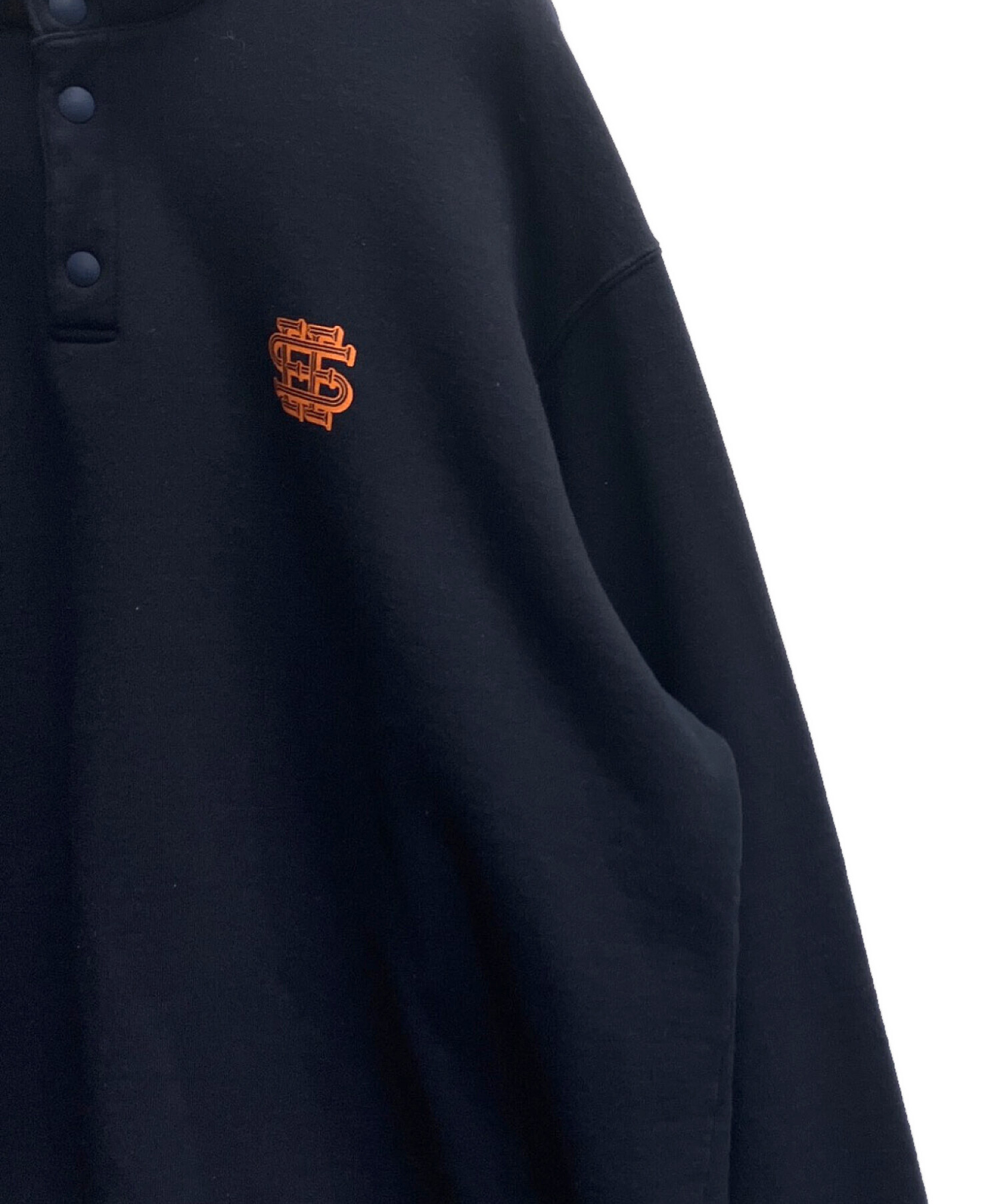 中古・古着通販】SEESEE (シーシー) SNAP PULLOVER ネイビー サイズ 