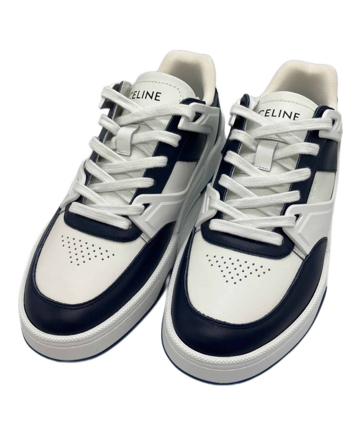 中古・古着通販】CELINE (セリーヌ) レザースニーカー ホワイト