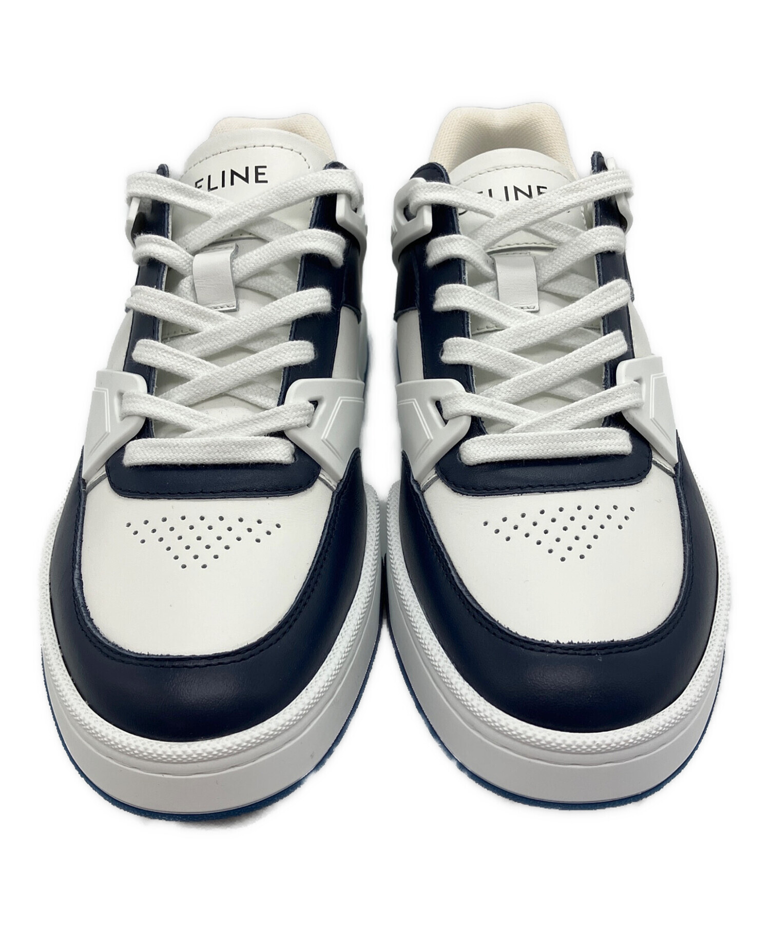 中古・古着通販】CELINE (セリーヌ) レザースニーカー ホワイト