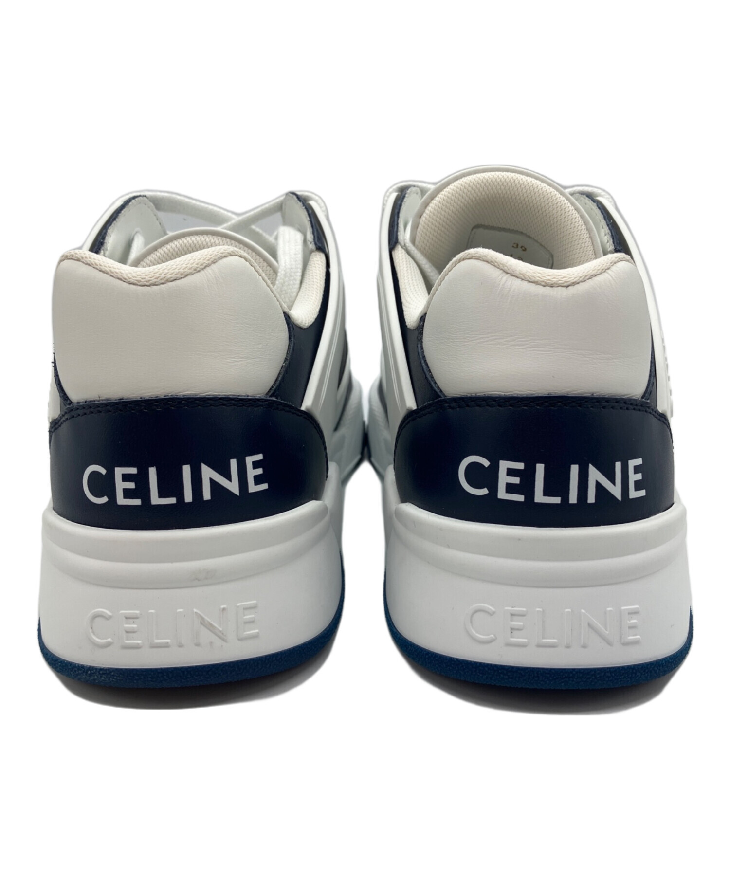 中古・古着通販】CELINE (セリーヌ) レザースニーカー ホワイト