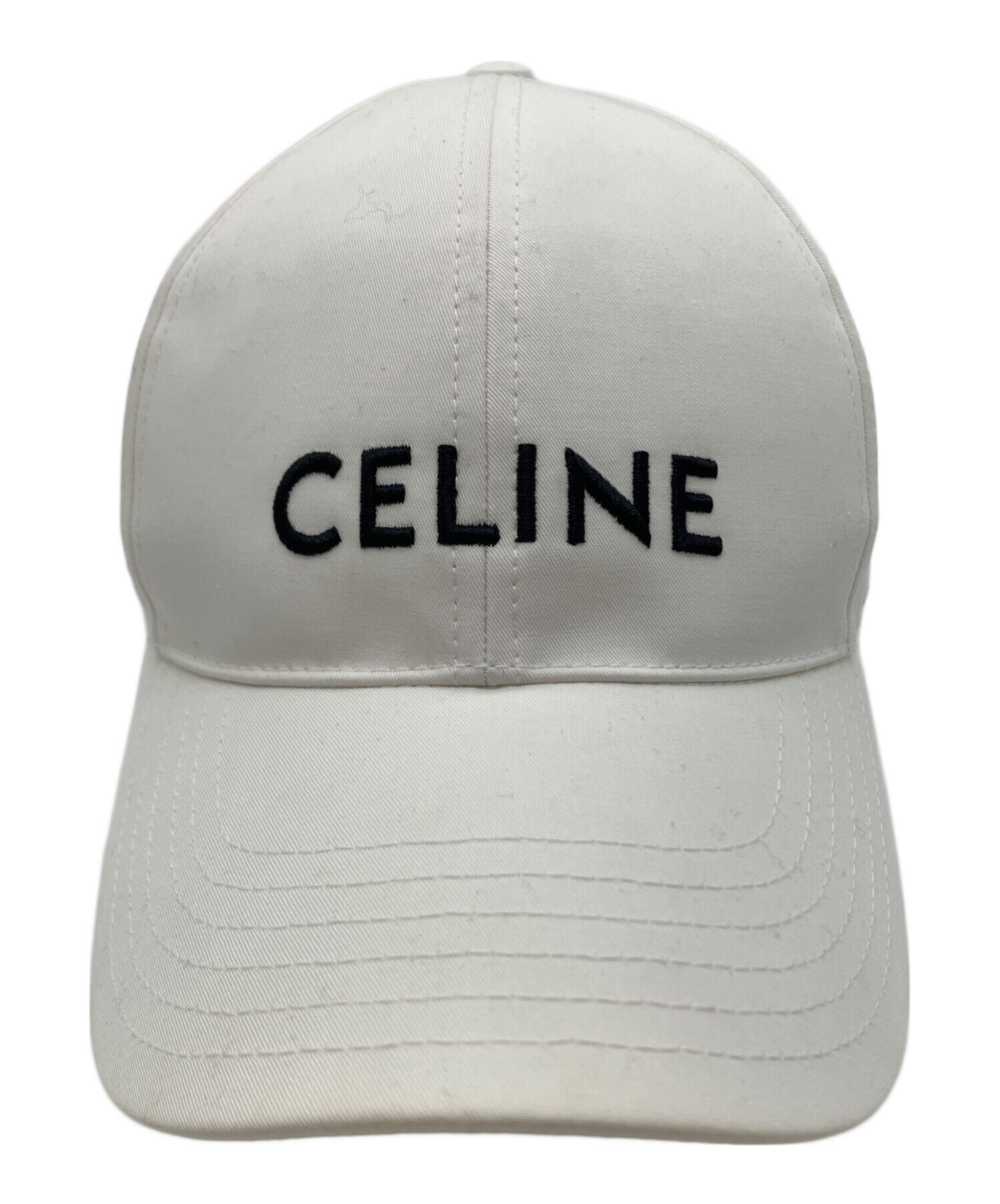 中古・古着通販】CELINE (セリーヌ) ベースボールキャップ ホワイト