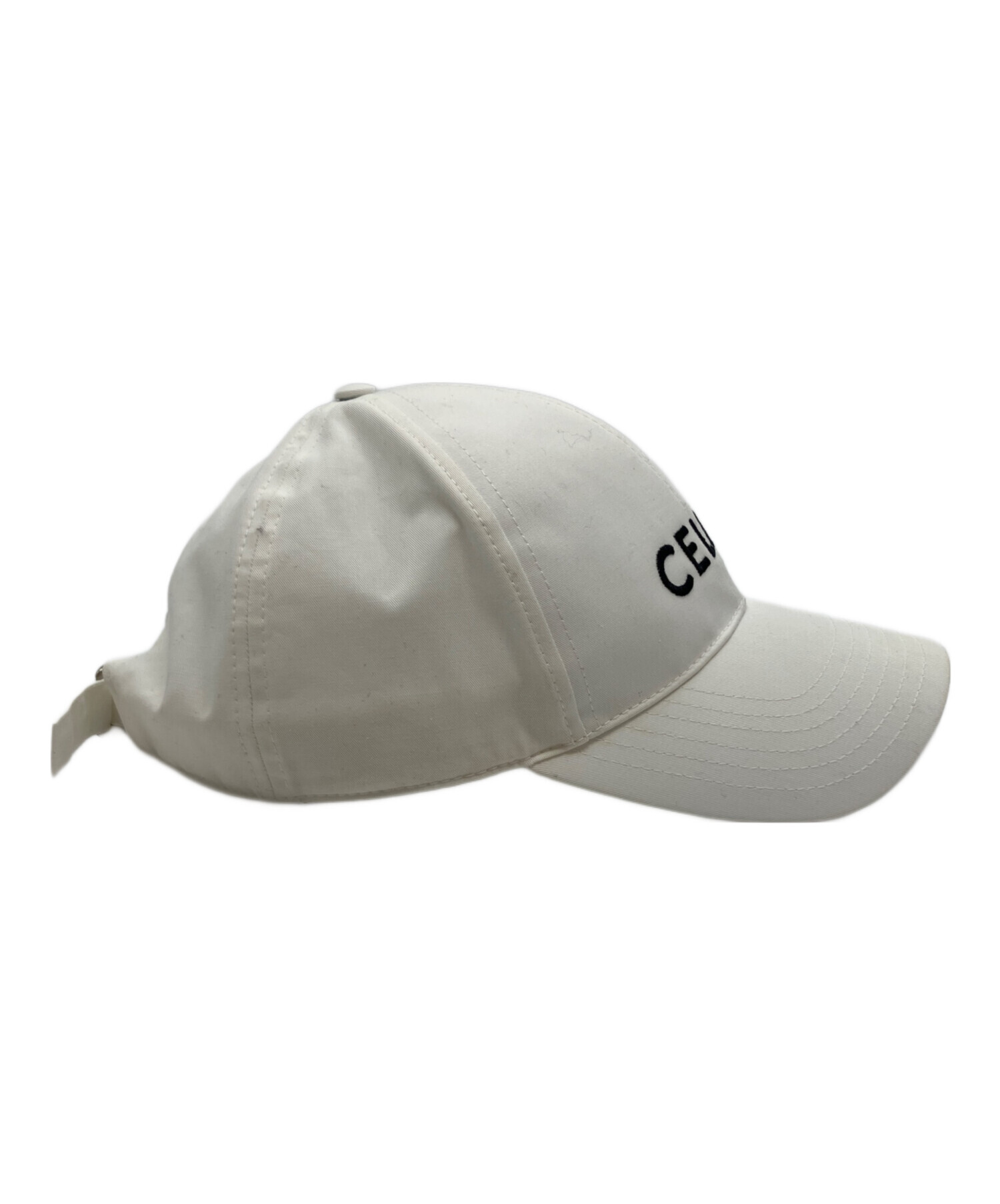 中古・古着通販】CELINE (セリーヌ) ベースボールキャップ ホワイト