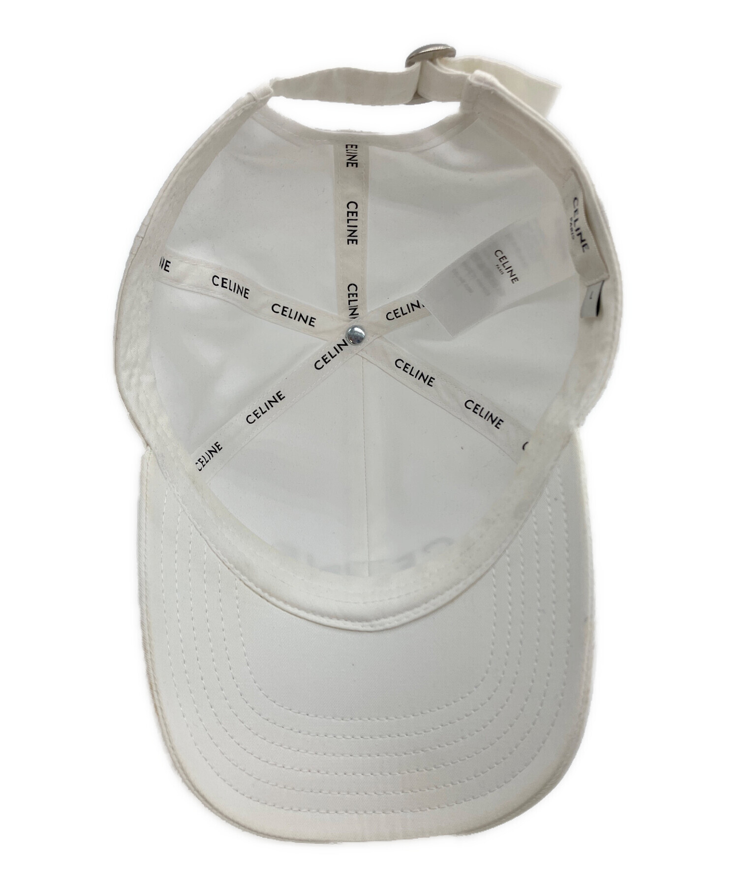 中古・古着通販】CELINE (セリーヌ) ベースボールキャップ ホワイト