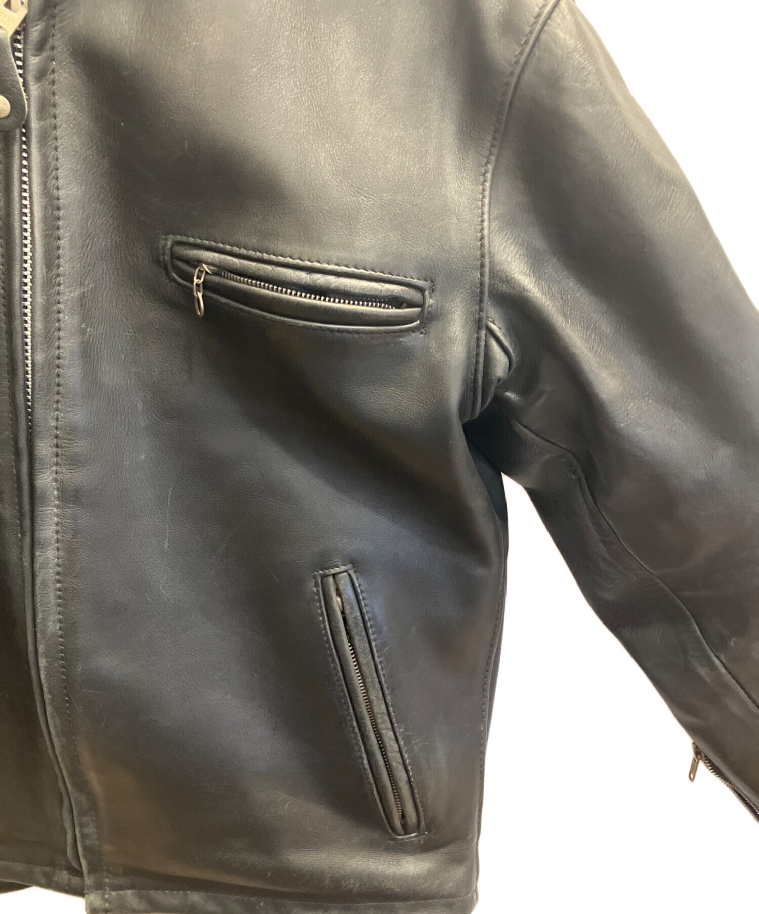 中古・古着通販】Schott (ショット) シングルライダースジャケット