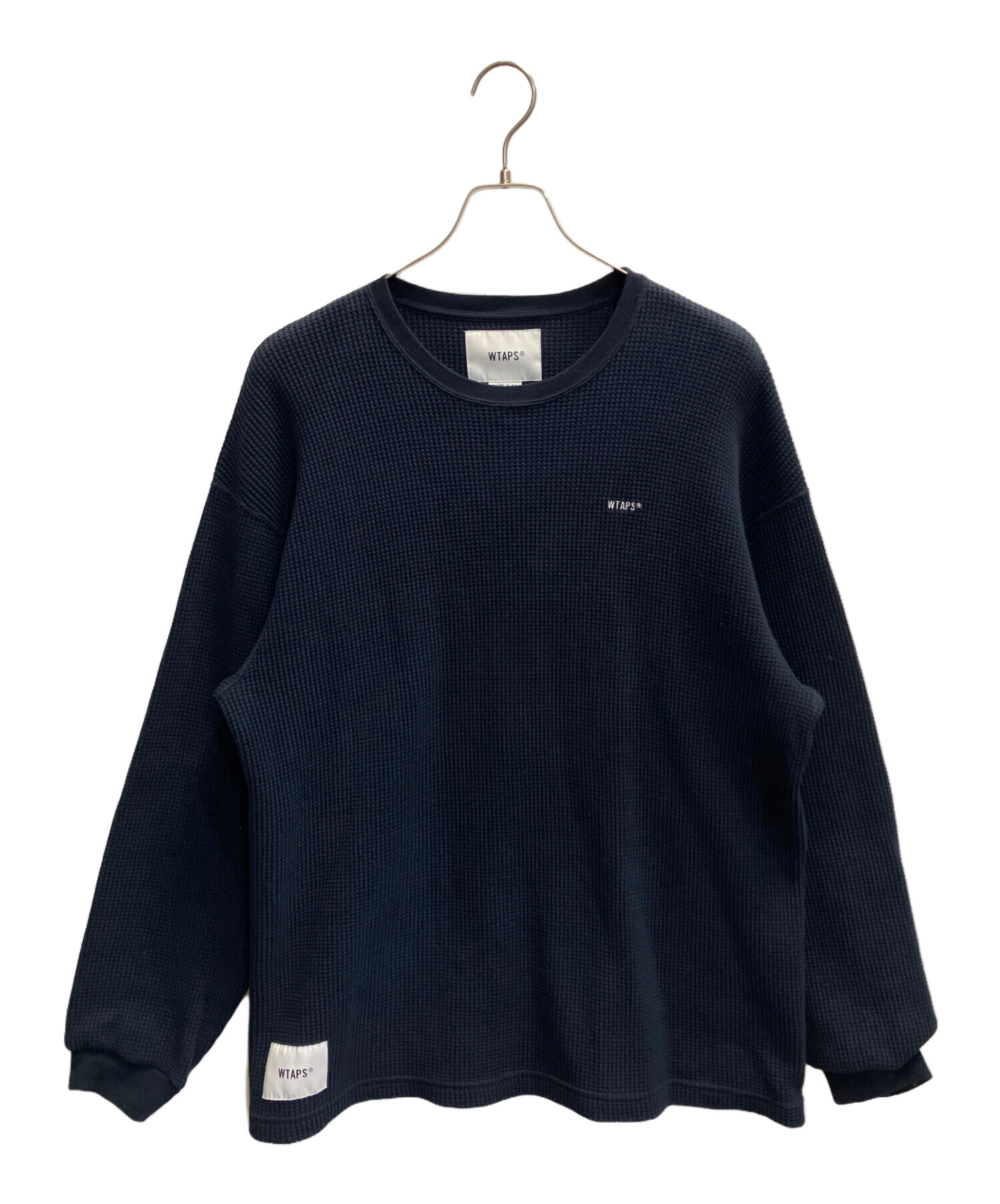 中古・古着通販】WTAPS (ダブルタップス) 長袖カットソー ネイビー