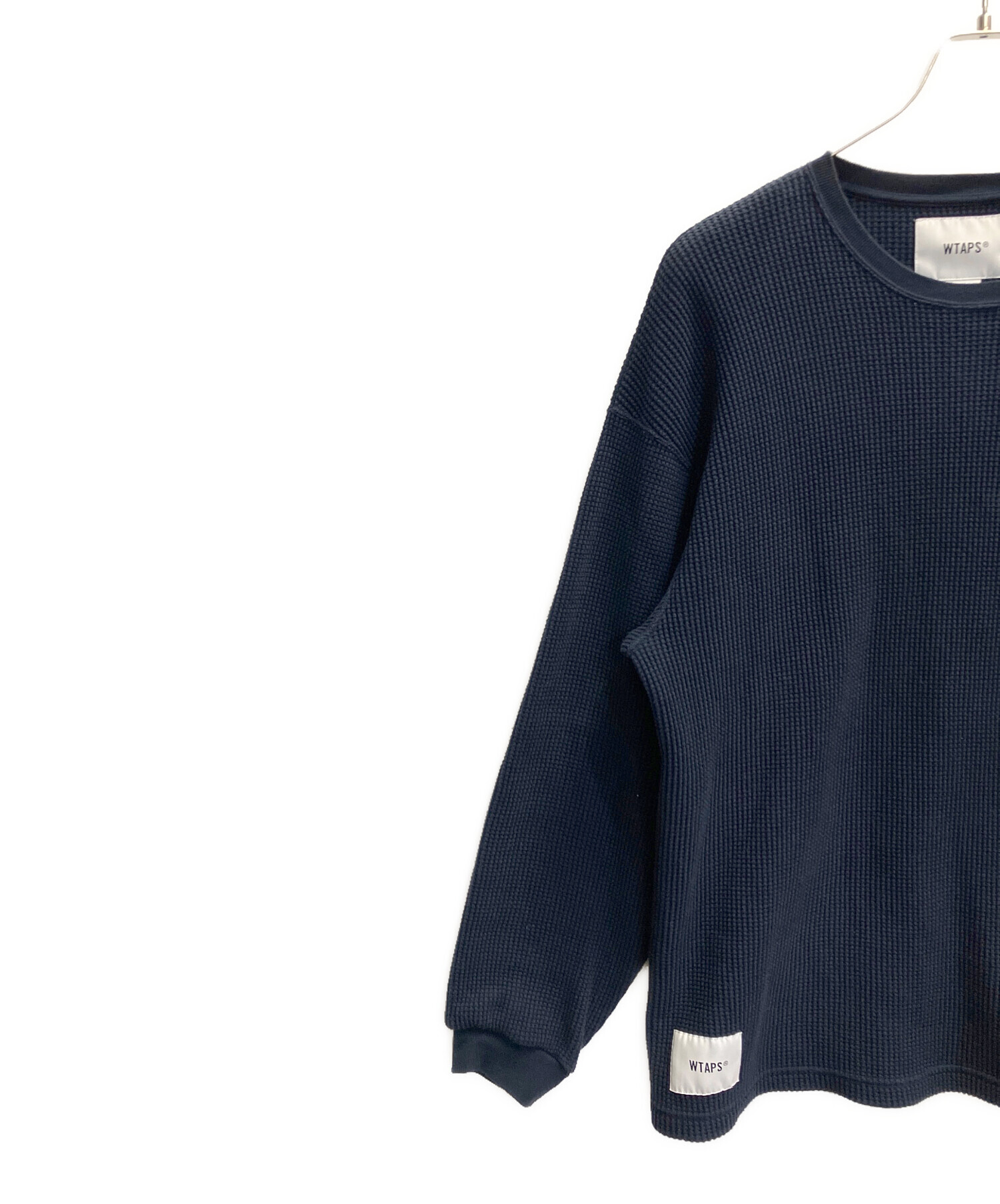 中古・古着通販】WTAPS (ダブルタップス) 長袖カットソー ネイビー