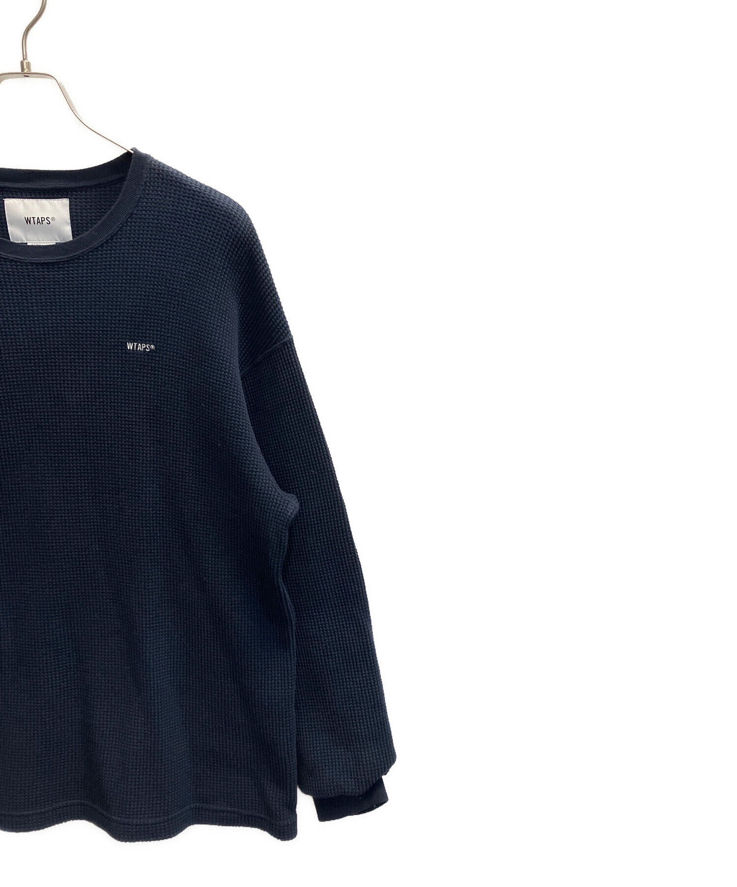 中古・古着通販】WTAPS (ダブルタップス) 長袖カットソー ネイビー