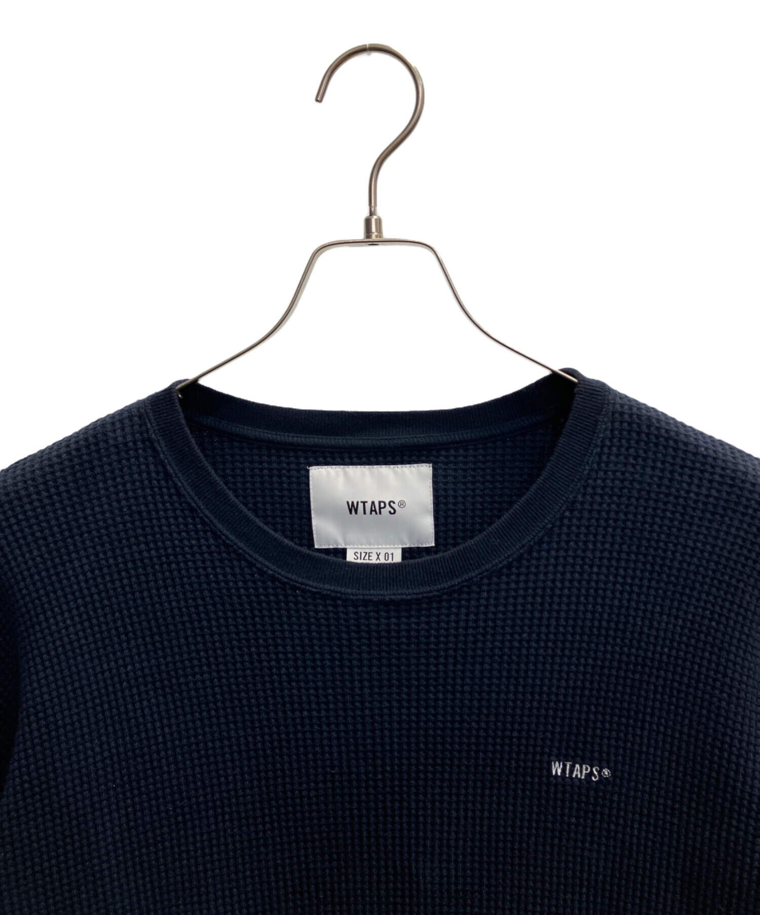 中古・古着通販】WTAPS (ダブルタップス) 長袖カットソー ネイビー