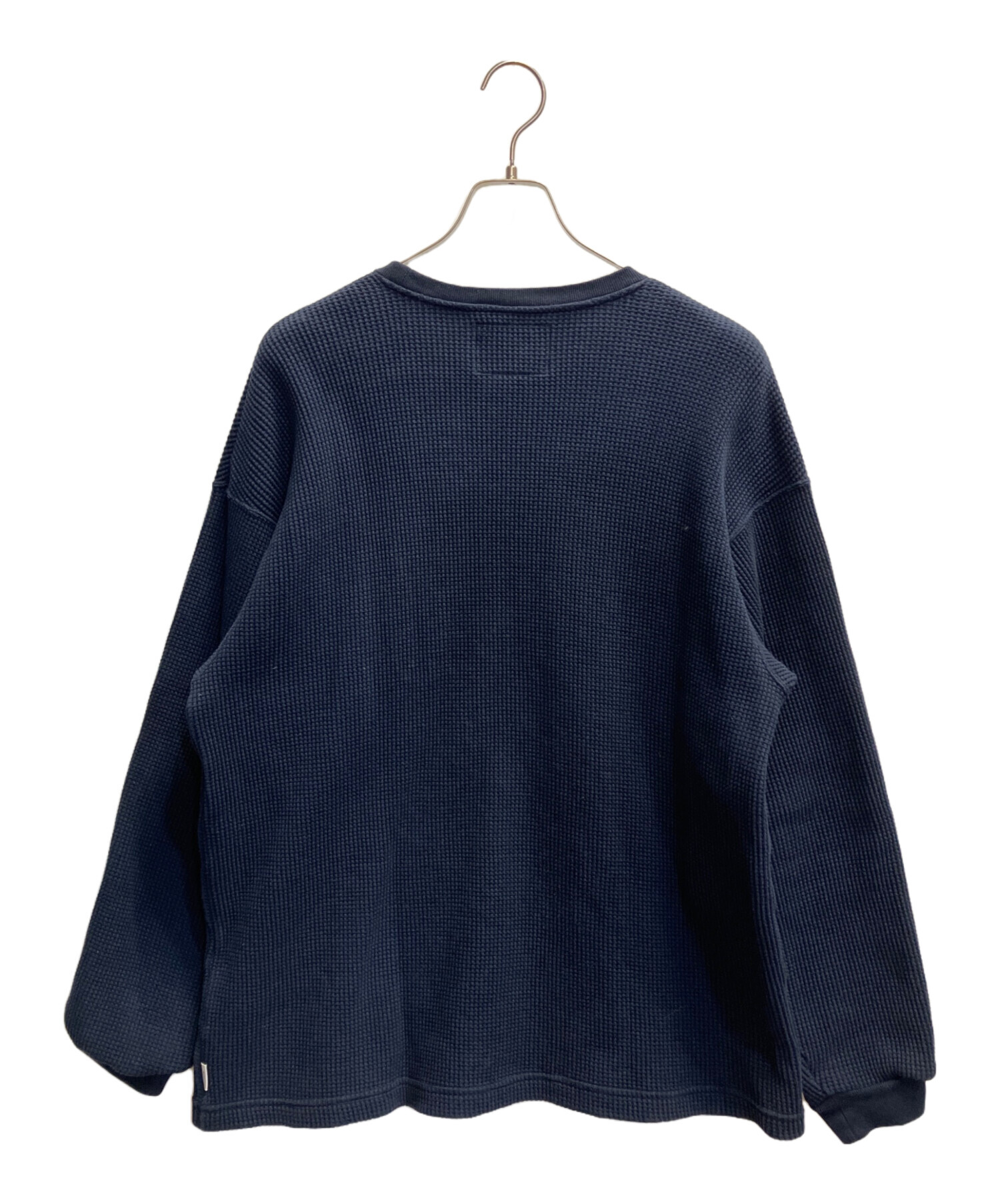 中古・古着通販】WTAPS (ダブルタップス) 長袖カットソー ネイビー