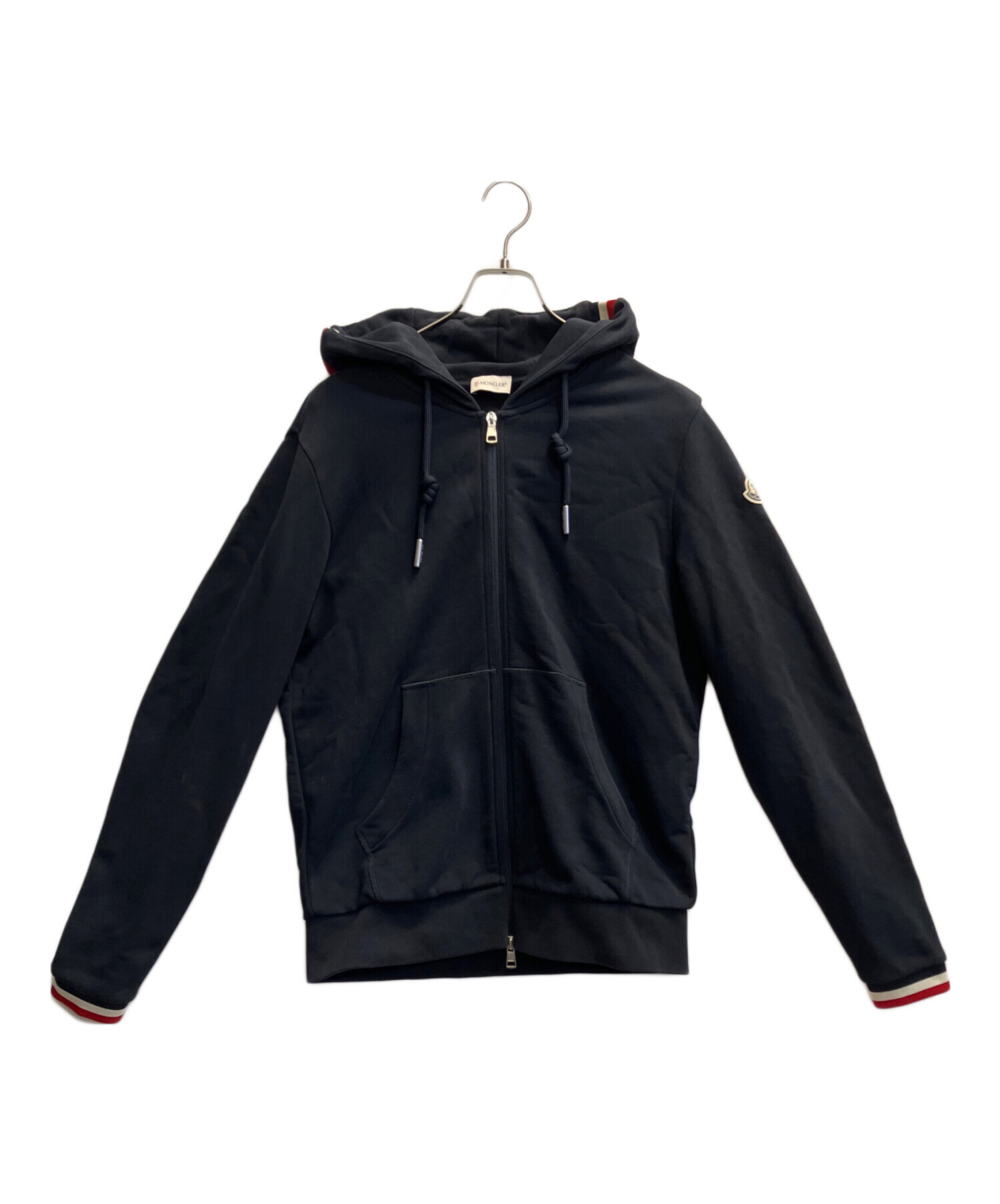 中古・古着通販】MONCLER (モンクレール) ジップパーカー ネイビー