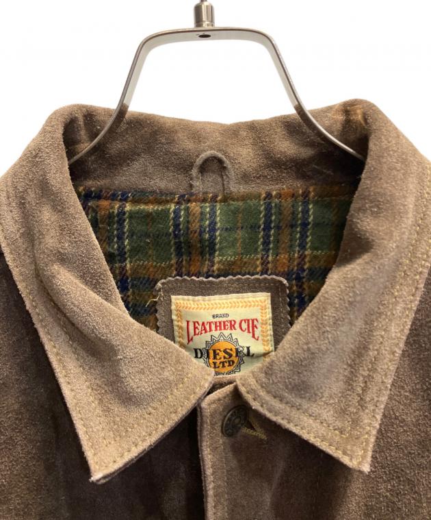 中古・古着通販】DIESEL (ディーゼル) スウェードレザージャケット