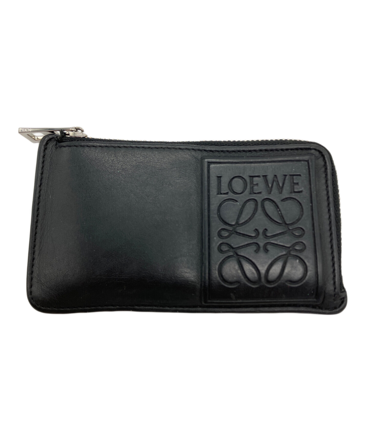 中古・古着通販】LOEWE (ロエベ) コインカードホルダー ブラック 