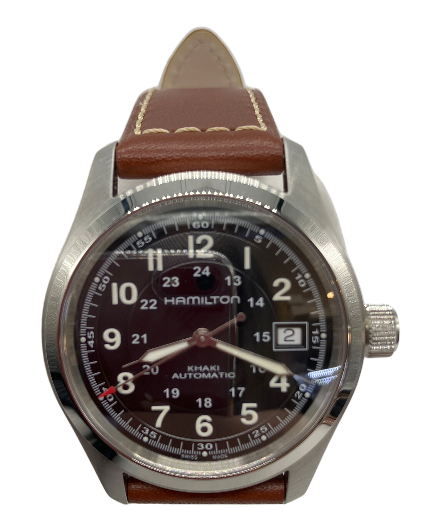 中古・古着通販】HAMILTON (ハミルトン) 自動巻き腕時計 ブラック