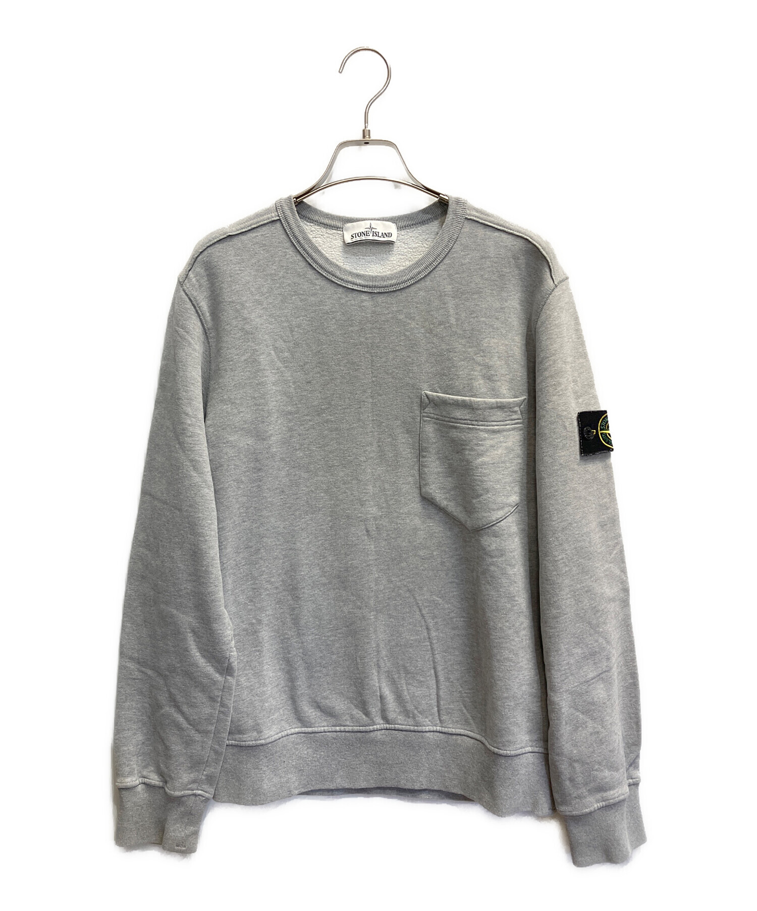 STONE  スウェット グレー 中古・古着通販】STONE ISLAND (ストーンアイランド) スウェット