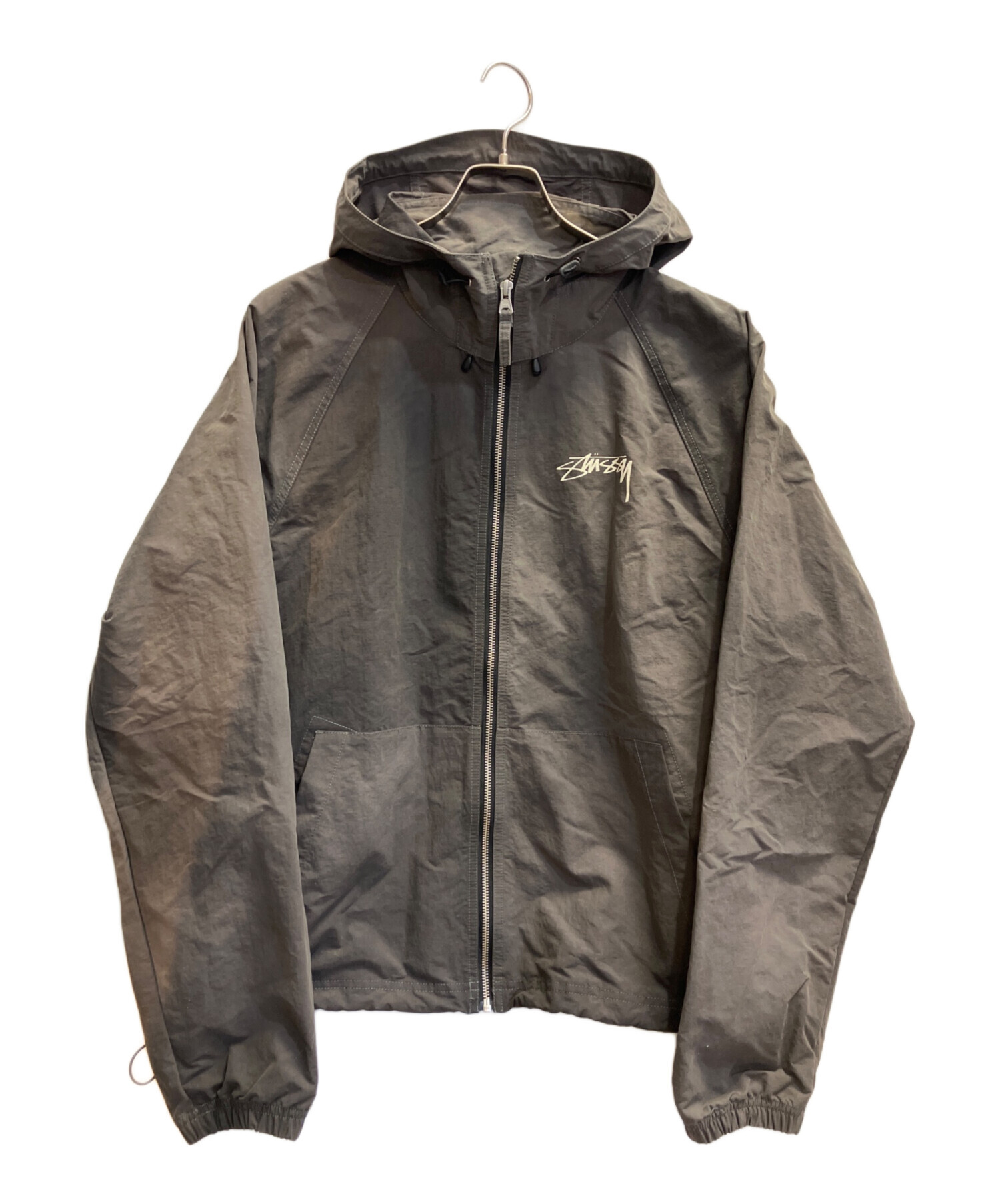 STUSSY コーデュロイ ジャケット グレー 中古・古着通販】stussy (ステューシー) BEACH SHELL WAVE DYE
