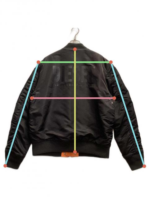 中古・古着通販】DIESEL (ディーゼル) クラッシュ加工MA-1ジャケット
