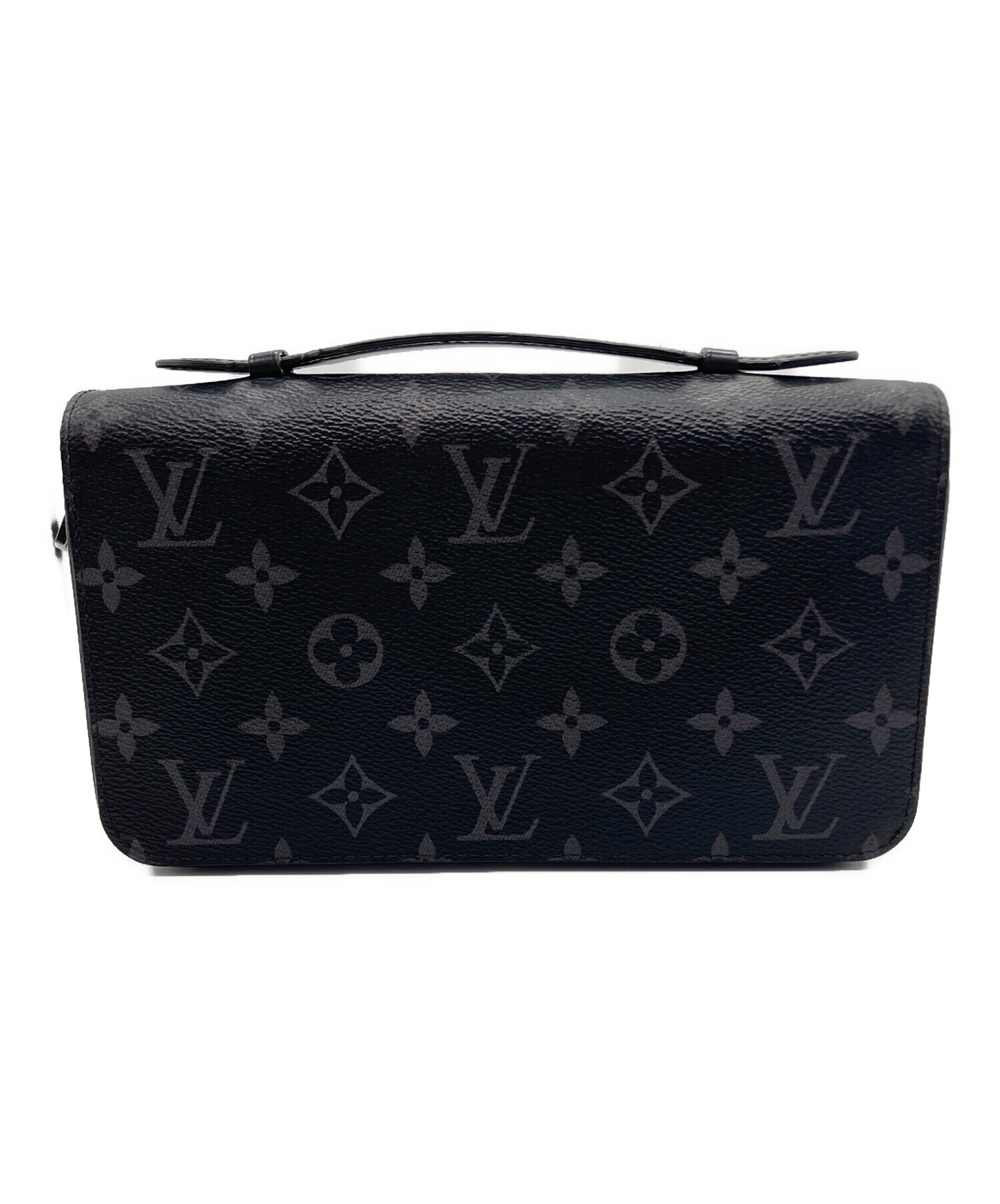 Louis Vuitton ジッピー・パース ブラック 中古・古着通販】LOUIS VUITTON (ルイ ヴィトン) ジッピーXL ブラック