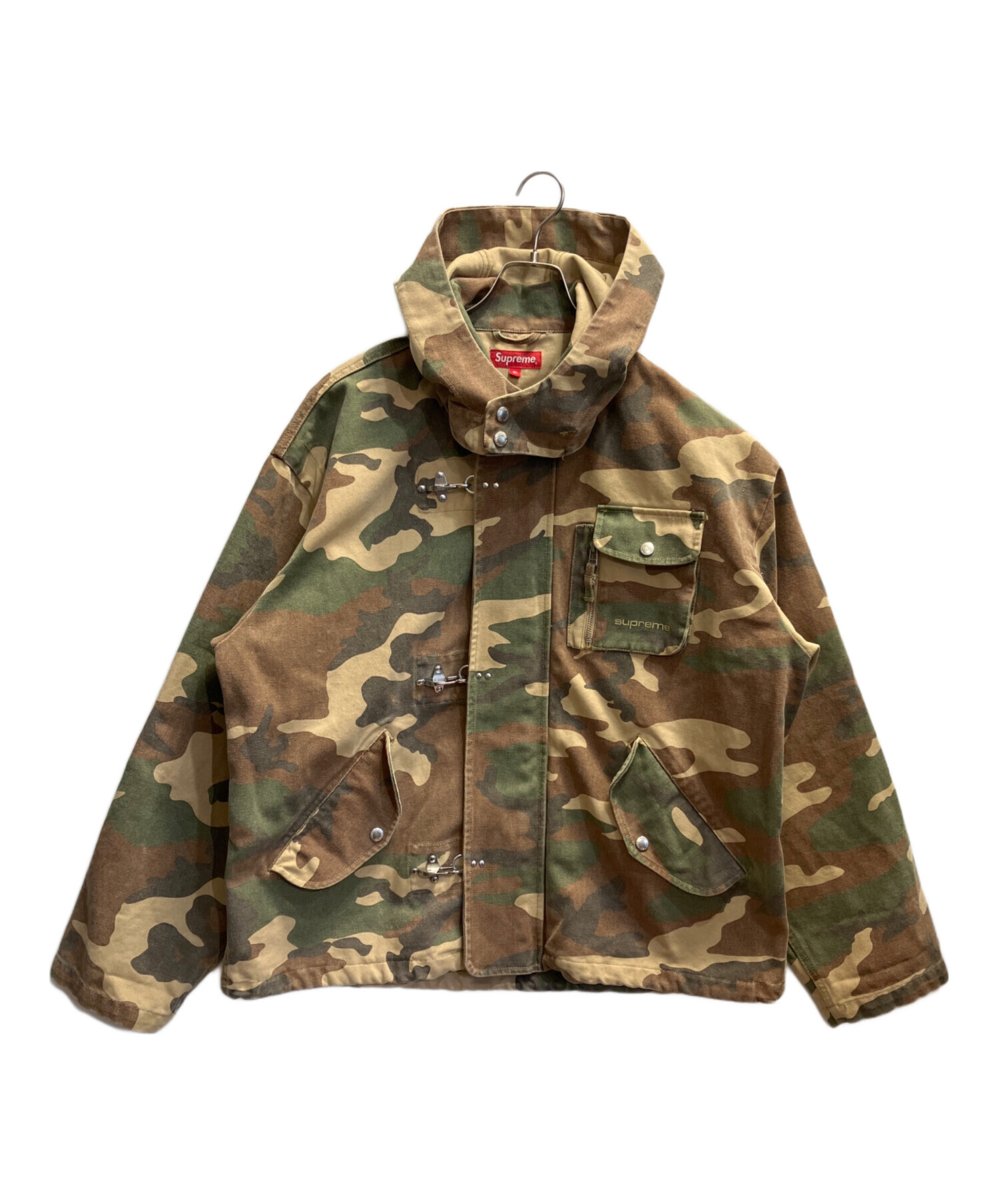 中古・古着通販】Supreme (シュプリーム) Canvas Clip Jacket ベージュ