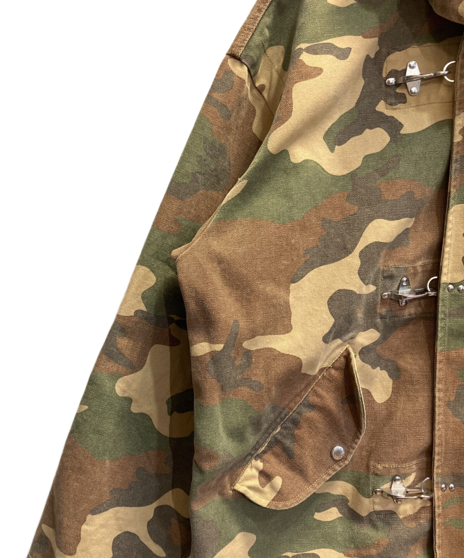 中古・古着通販】Supreme (シュプリーム) Canvas Clip Jacket ベージュ