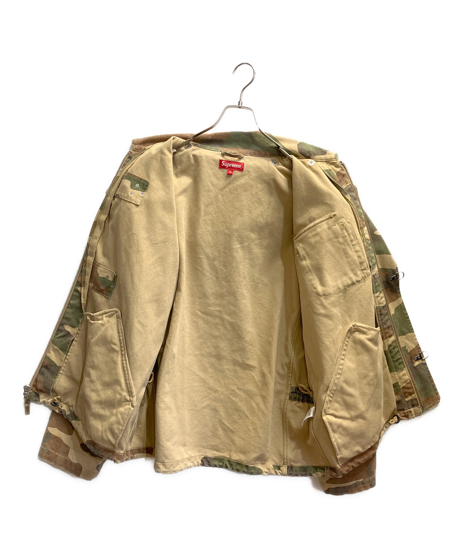 中古・古着通販】Supreme (シュプリーム) Canvas Clip Jacket ベージュ
