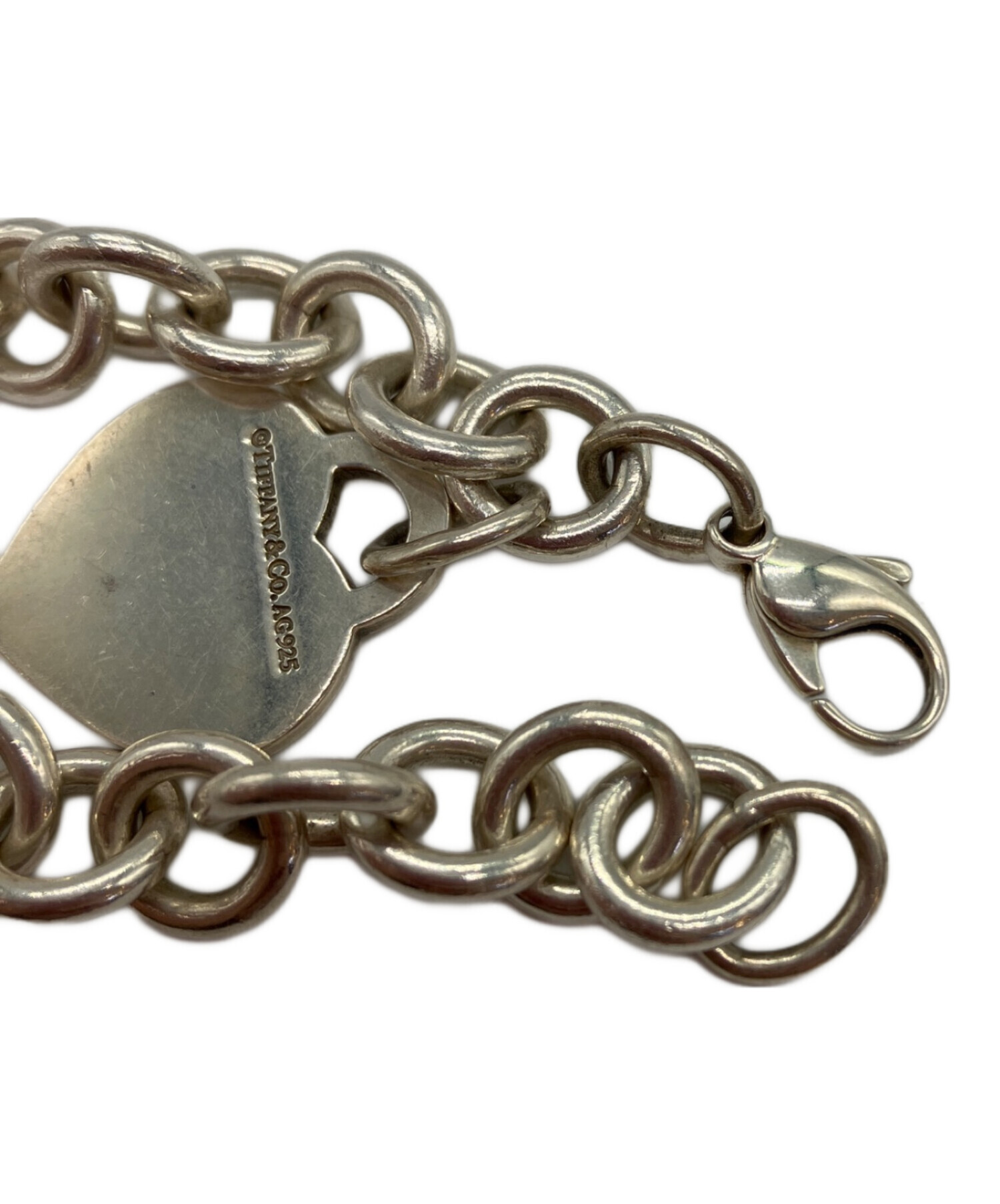 中古Tiffany & Co. ターコイズハートブレスレット 中古・古着通販】Tiffany & Co. (ティファニー) ハート タグ