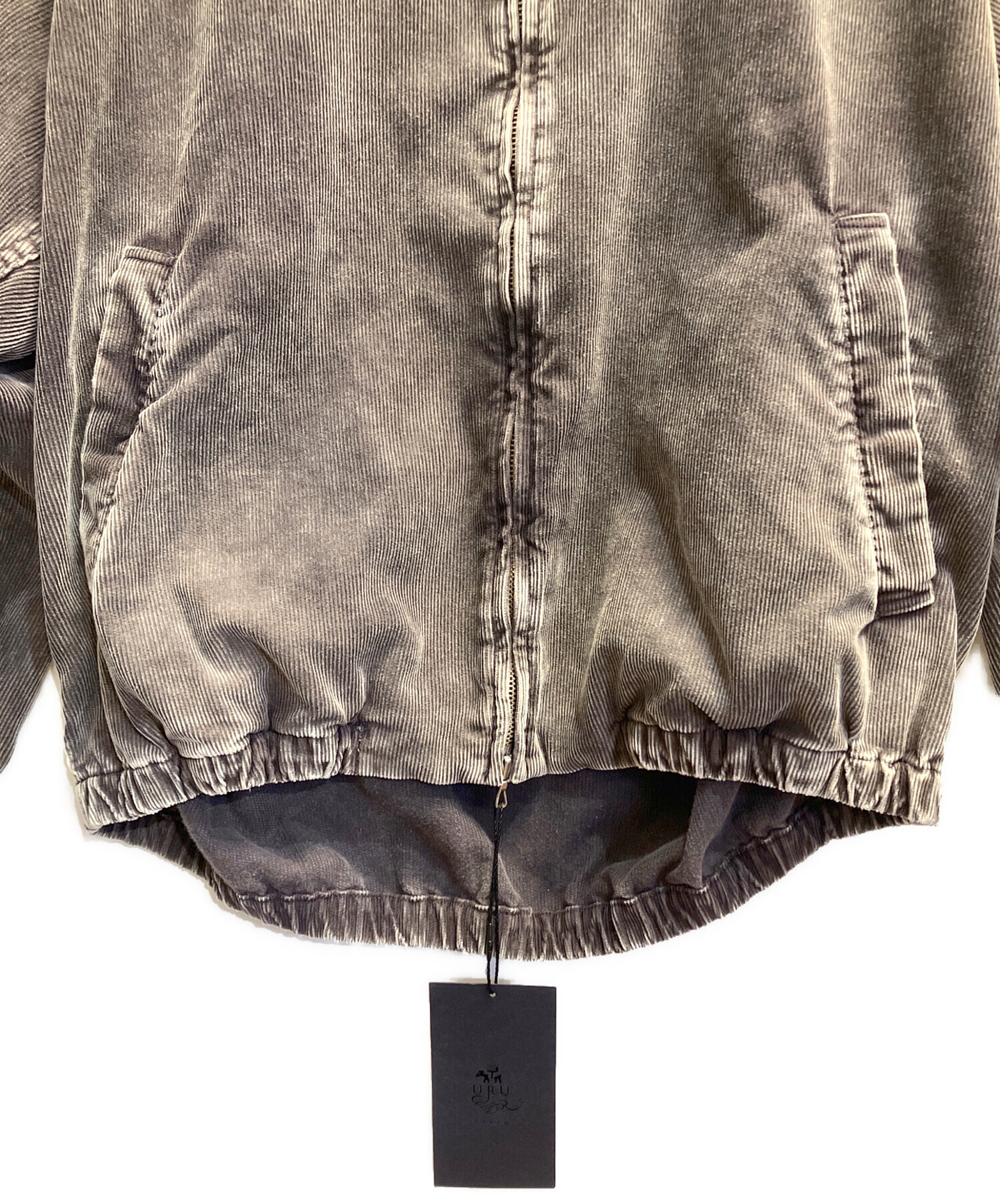 中古・古着通販】URU (ウル) Zip up blouson グレー サイズ:2 