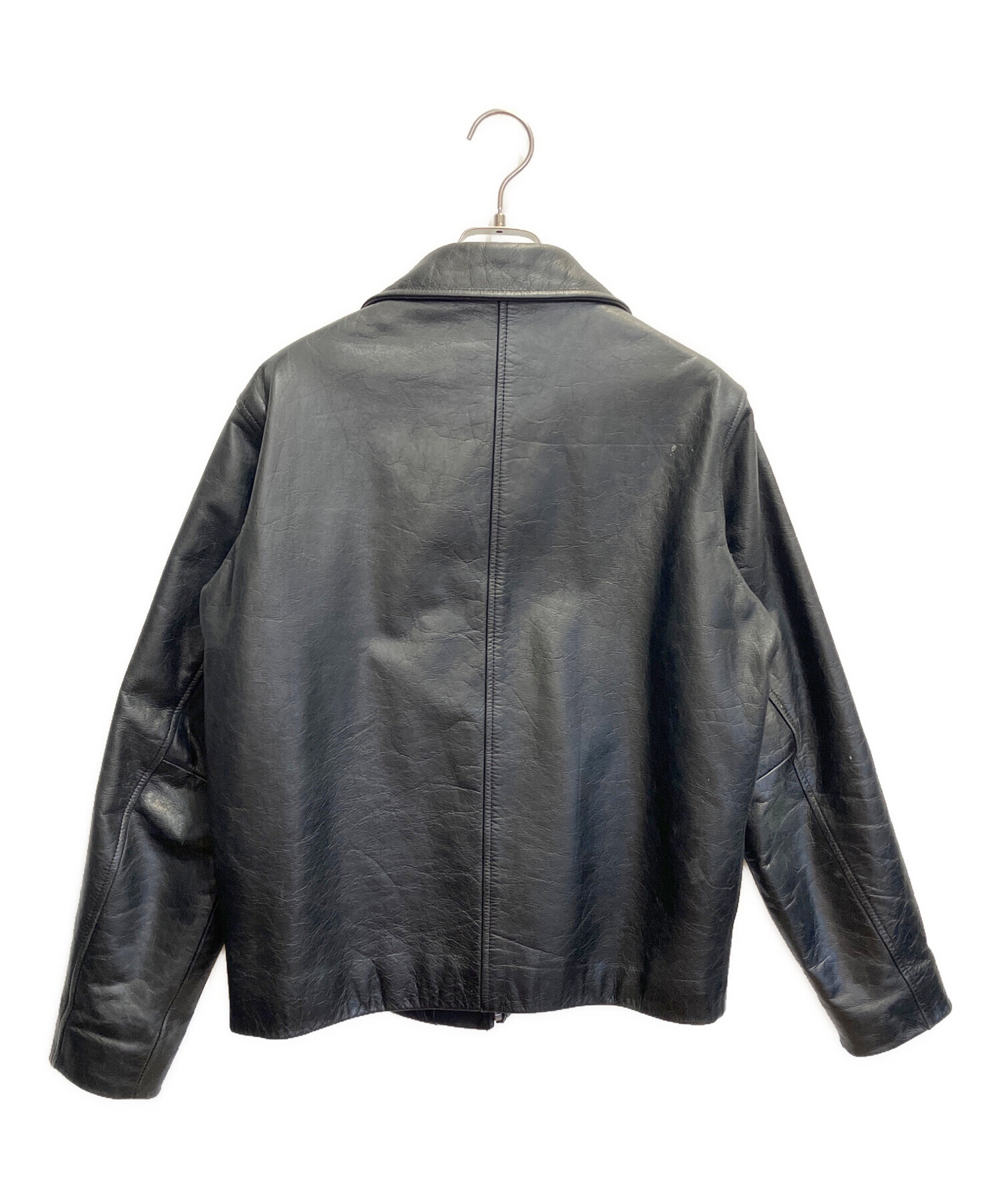 OLDGAP ブラック レザージャケット 90 OLD GAP 短丈レザージャケット | ブラック - 札幌 ビンテージ 古着
