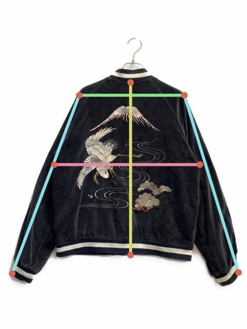 【希少】JAPANESE CLASIC SCRIPT スカジャン Lサイズ 中古・古着通販】JAPANESE CLASIC SCRIPT (ジャパニーズクラシック
