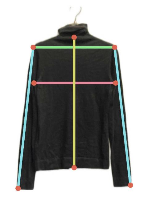 GUCCI / グッチ | カシミヤ混 シフォン切替 ニット | M | ブラック | レディース 中古・古着通販】GUCCI (グッチ) カシミヤニット ブラック サイズ:XXS