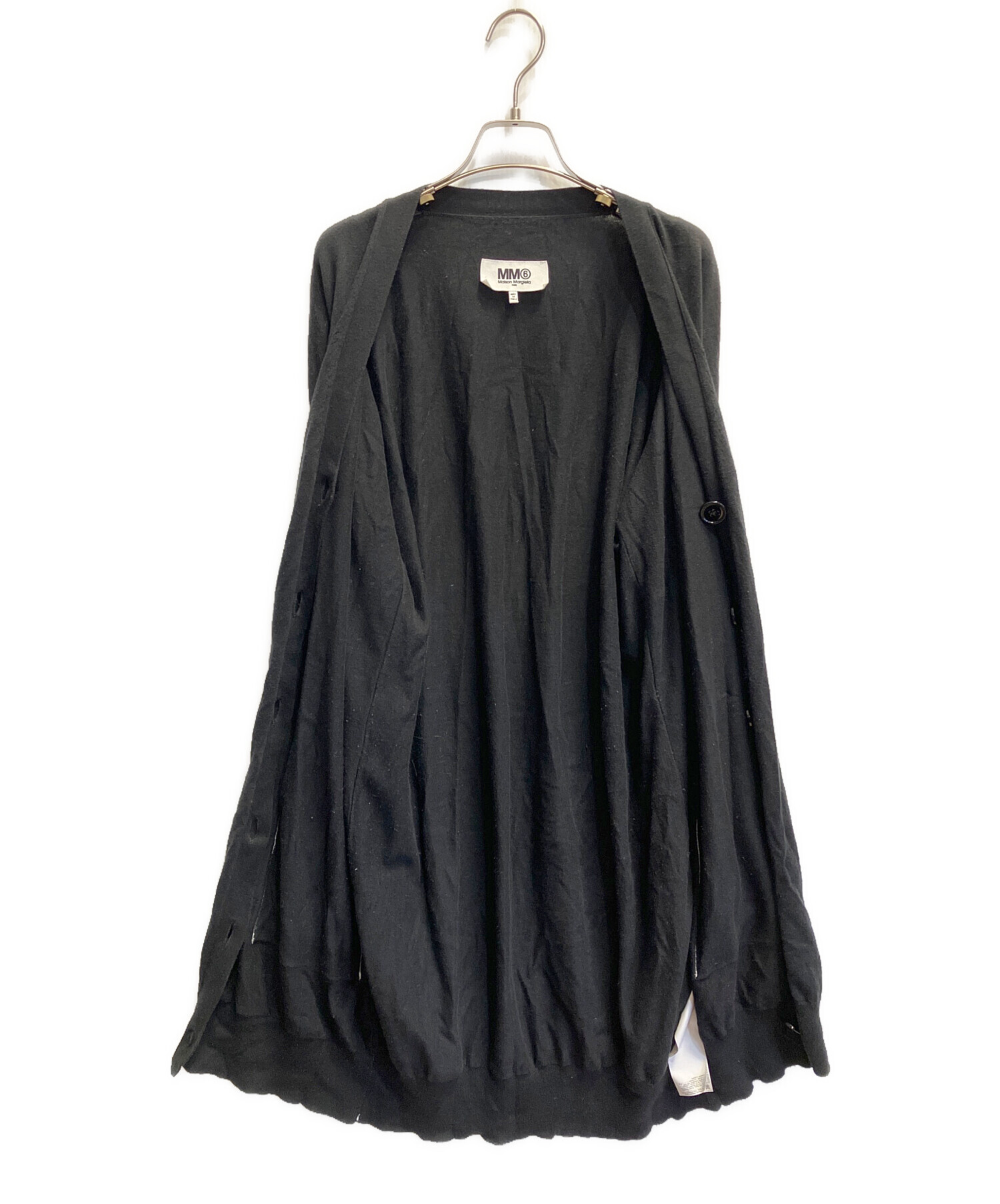 未使用 MAISON MARGIELA マルジェラ ブラック カーディガン XS 中古・古着通販】MM6 Maison Margiela (エムエムシックスメゾン