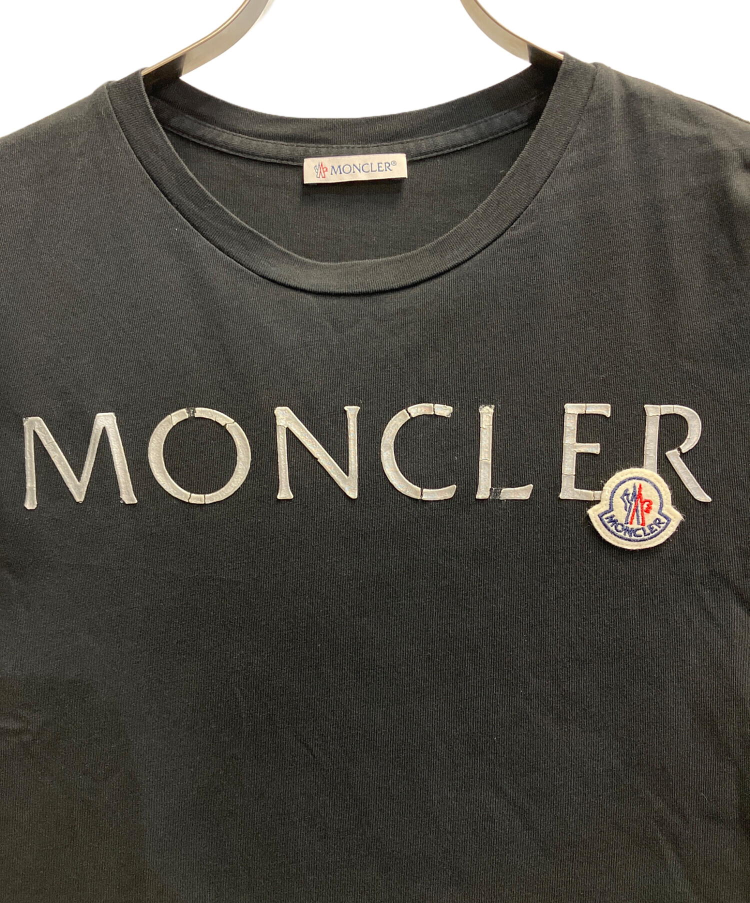 MONCLER Tシャツ レディース　正規品確認済み値下げしました‼️ 中古・古着通販】MONCLER (モンクレール) 半袖Tシャツ ブラック サイズ