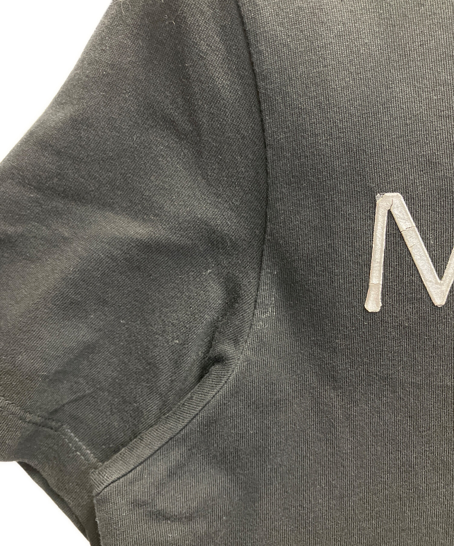 中古・古着通販】MONCLER (モンクレール) 半袖Tシャツ ブラック サイズ