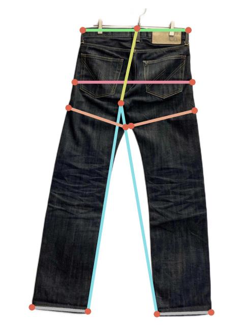 中古・古着通販】NEIGHBORHOOD (ネイバーフッド) デニムパンツ グレー