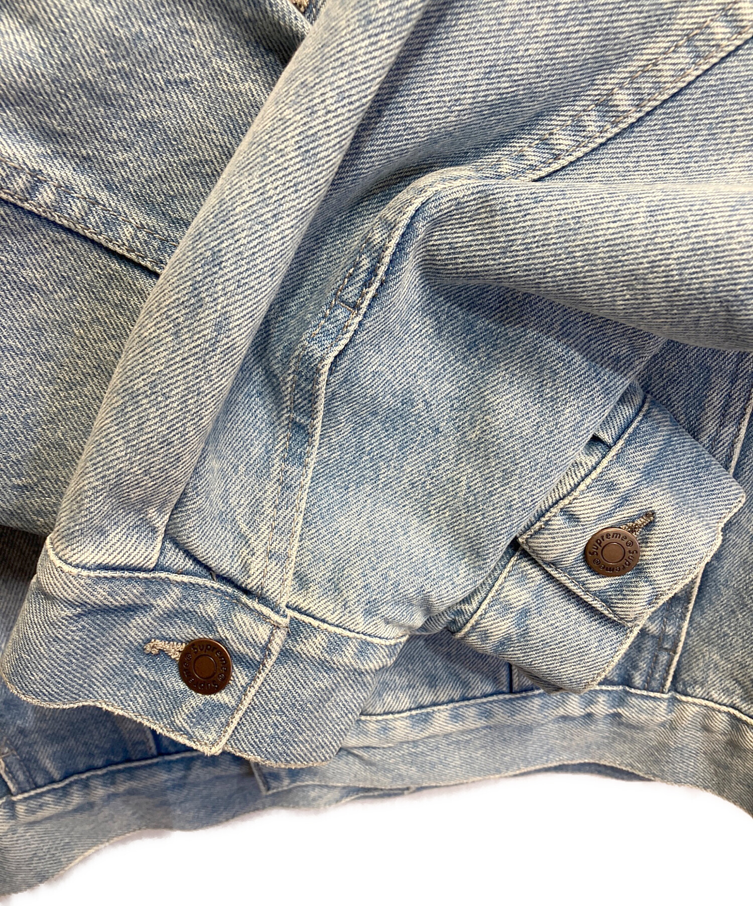 中古・古着通販】SUPREME (シュプリーム) Inset Logo Denim Trucker