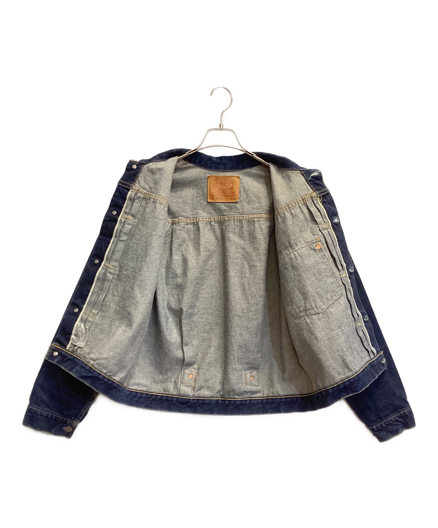 中古・古着通販】LEVI'S (リーバイス) 1st デニムジャケット ネイビー