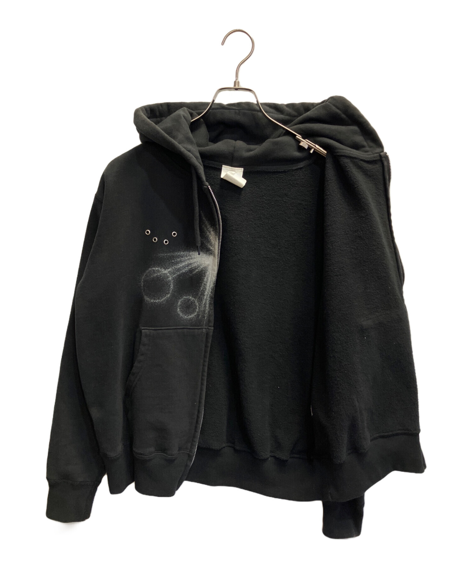 トップス Xogul Eyeleted logo Hoodie navy 中古・古着通販】XOGUL (ソグル) Eyeleted logo Hoodie ブラック