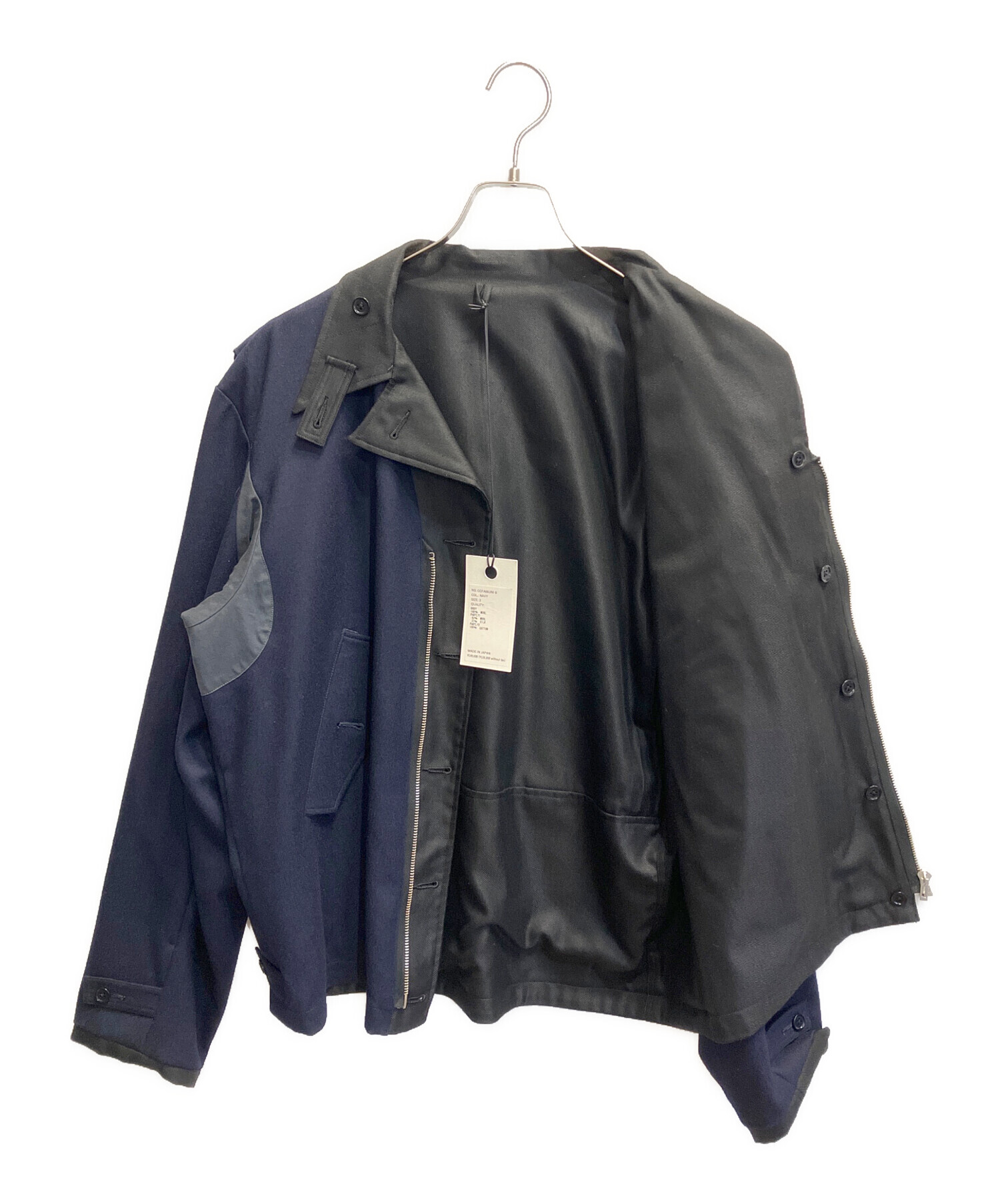 CLASS リバーシブルブルゾン 中古・古着通販】CLASS (クラス) リバーシブルブルゾン ネイビー