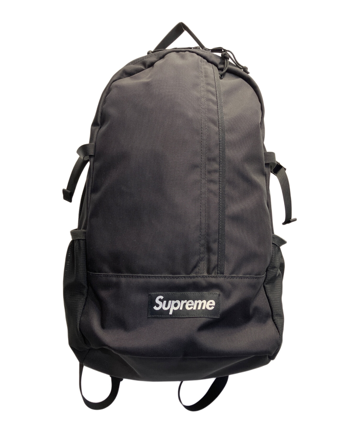 Supremeリュック　ブラック　シュプリームリュック　ステッカー付き 中古・古着通販】SUPREME (シュプリーム) リュック ブラック｜ブランド