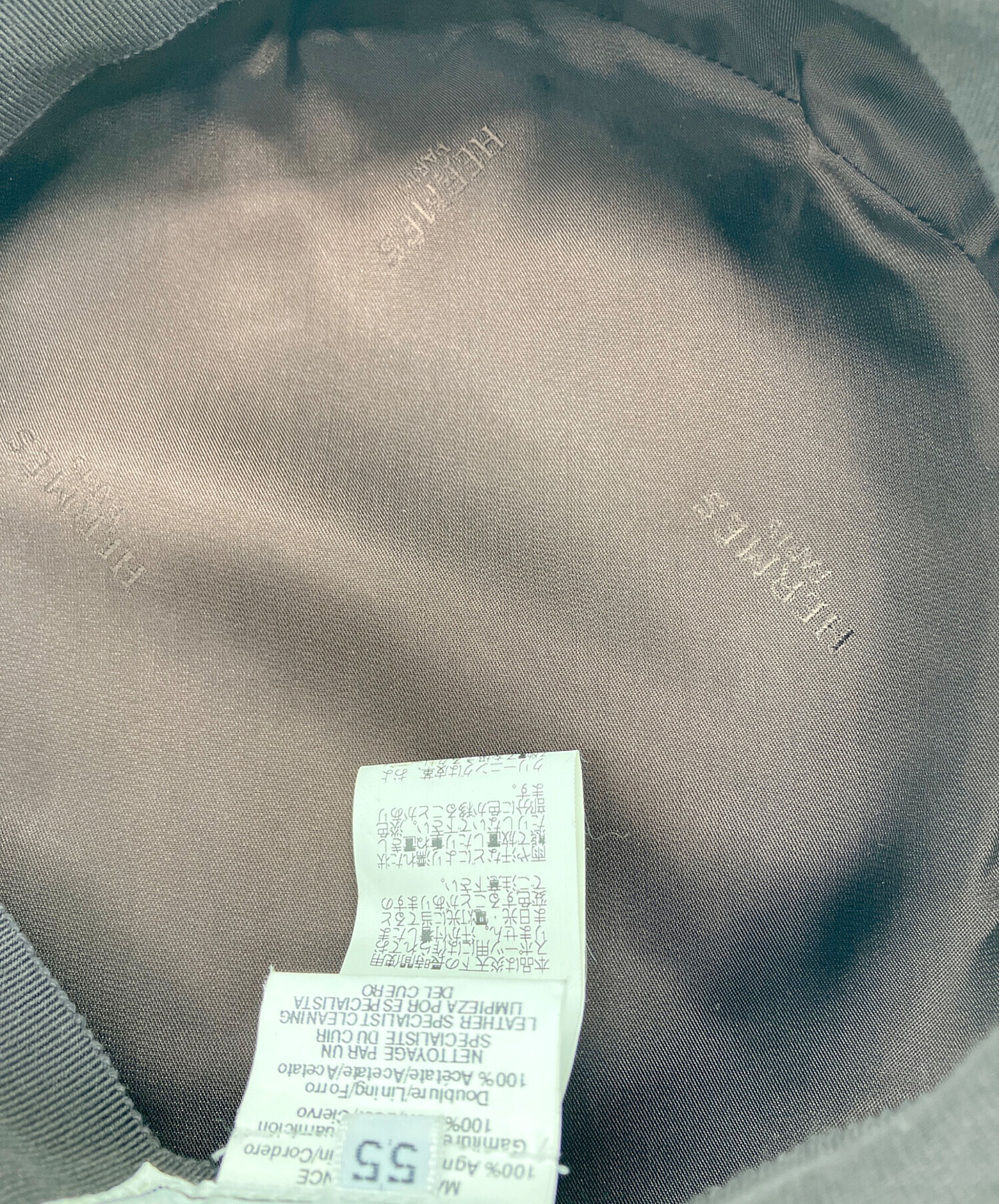 中古・古着通販】HERMES (エルメス) ベレー帽 ブラウン サイズ:55