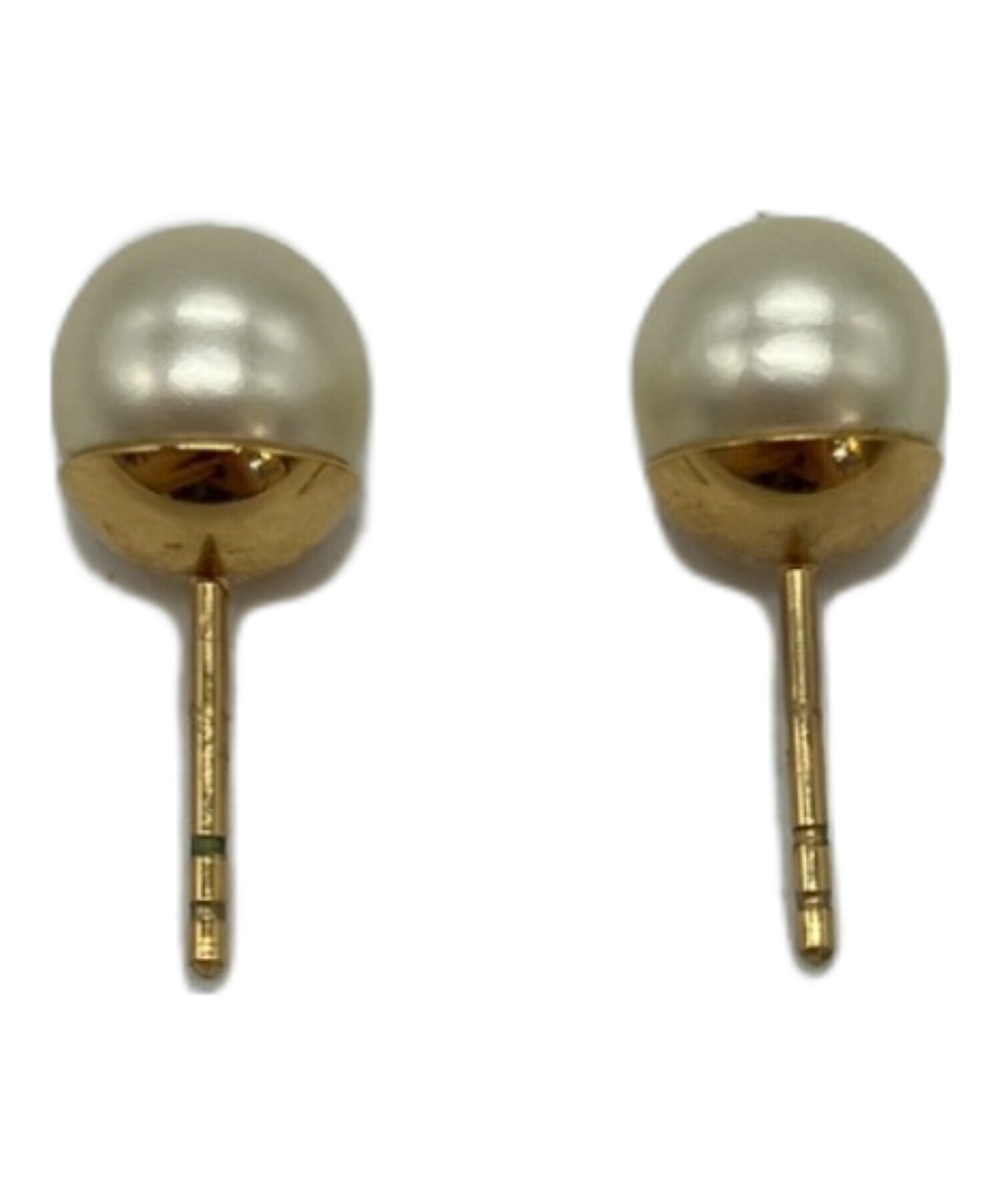 Christian Dior ピアス　パール　トライバル　ゴールド　ディオール 中古・古着通販】Christian Dior (クリスチャン ディオール
