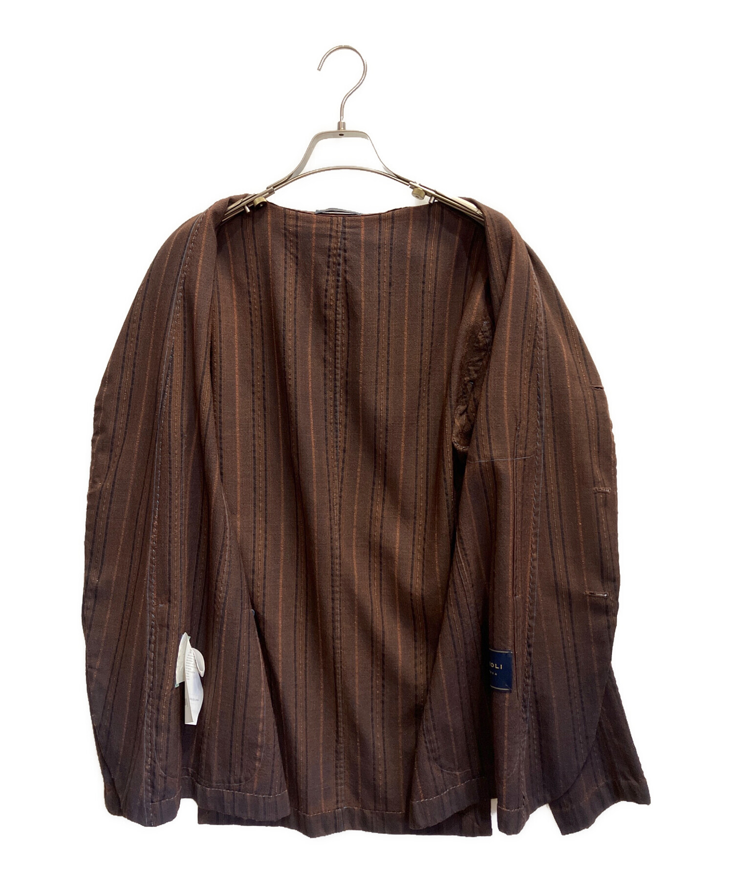 中古・古着通販】BOGLIOLI (ボリオリ) シングル3Bジャケット ブラウン