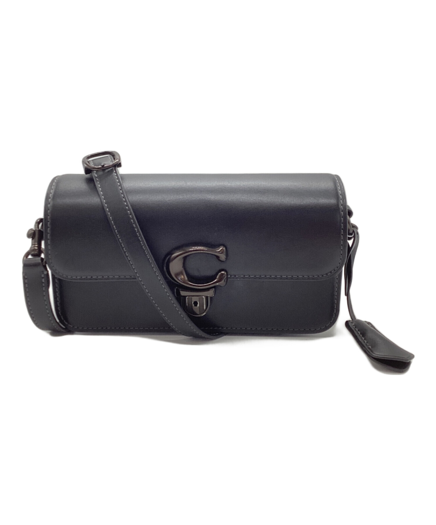 中古・古着通販】COACH (コーチ) ストゥディオ バッグ 20 ブラック 