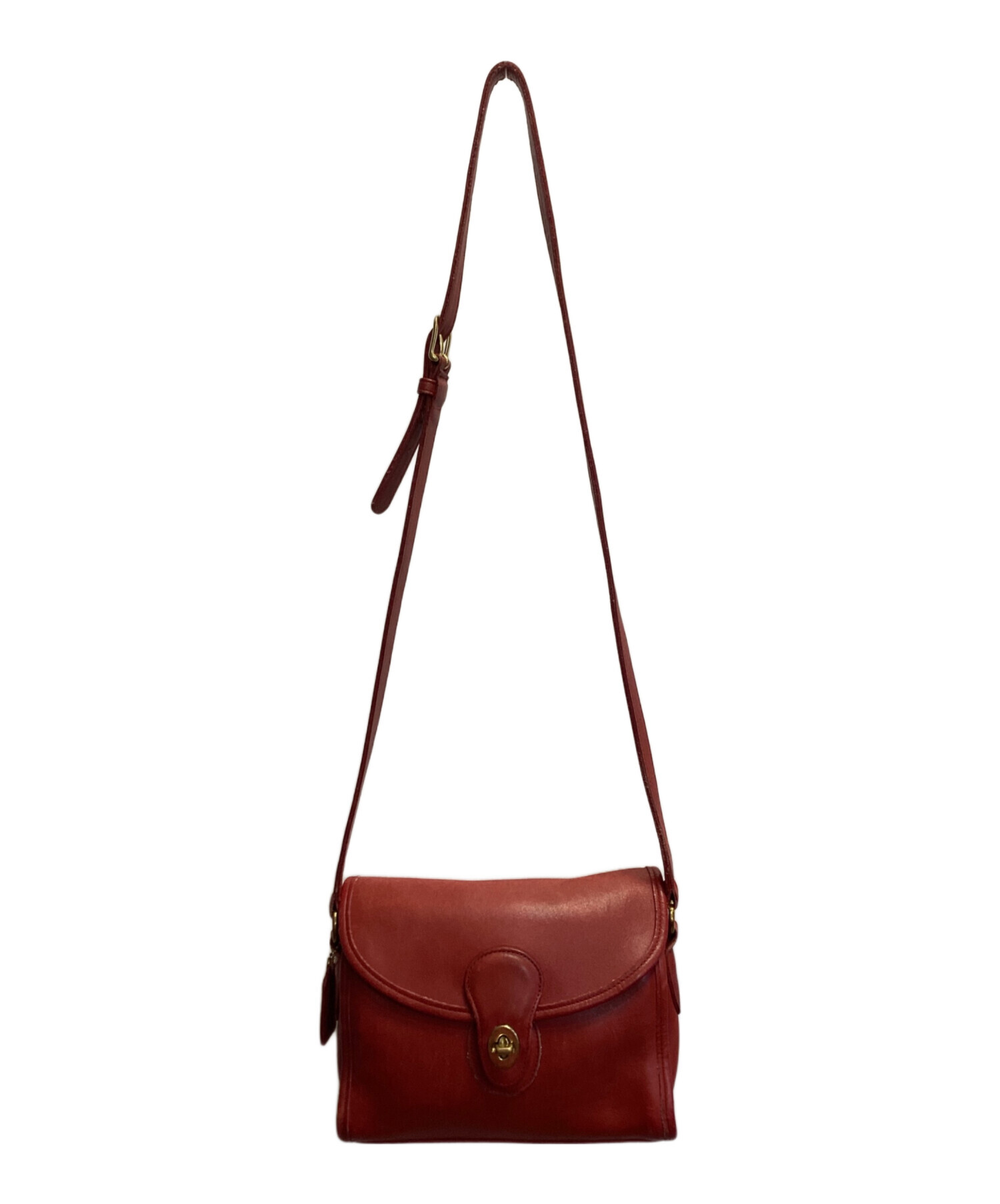 中古・古着通販】COACH (コーチ) ショルダーバッグ レッド｜ブランド