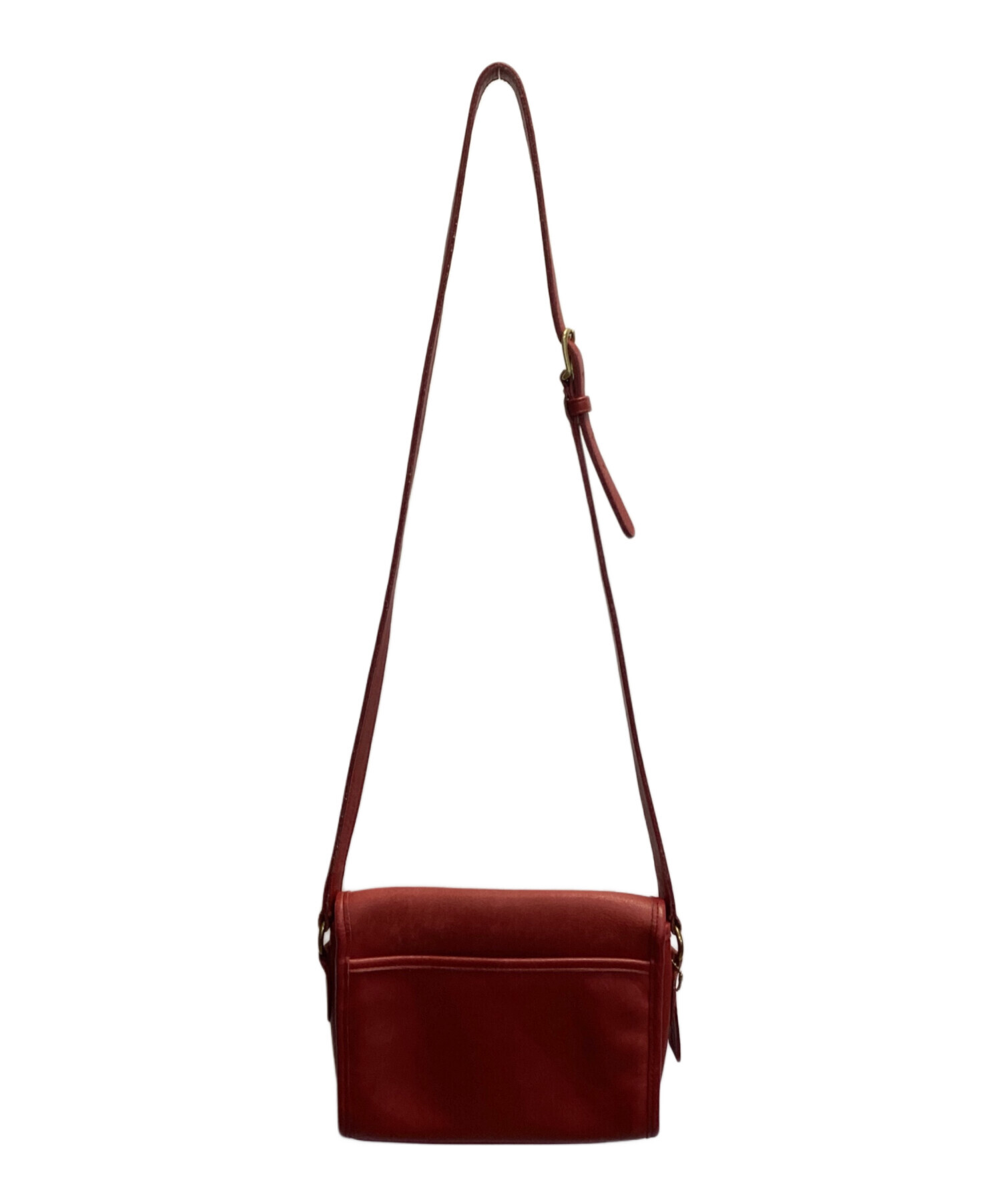 中古・古着通販】COACH (コーチ) ショルダーバッグ レッド｜ブランド