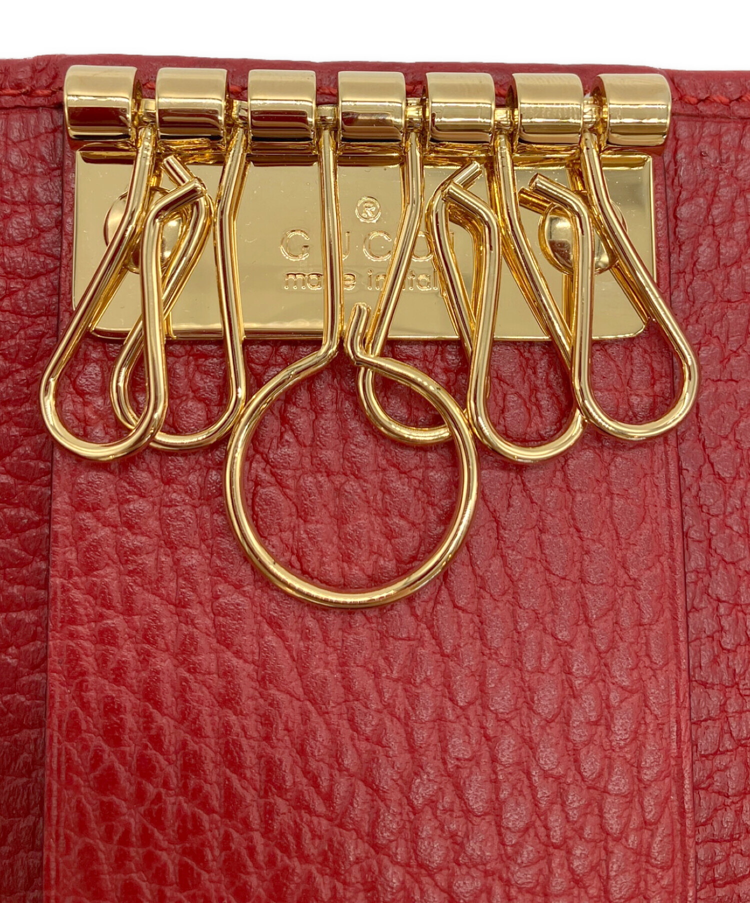 中古・古着通販】GUCCI (グッチ) GGマーモント レザー キーケース