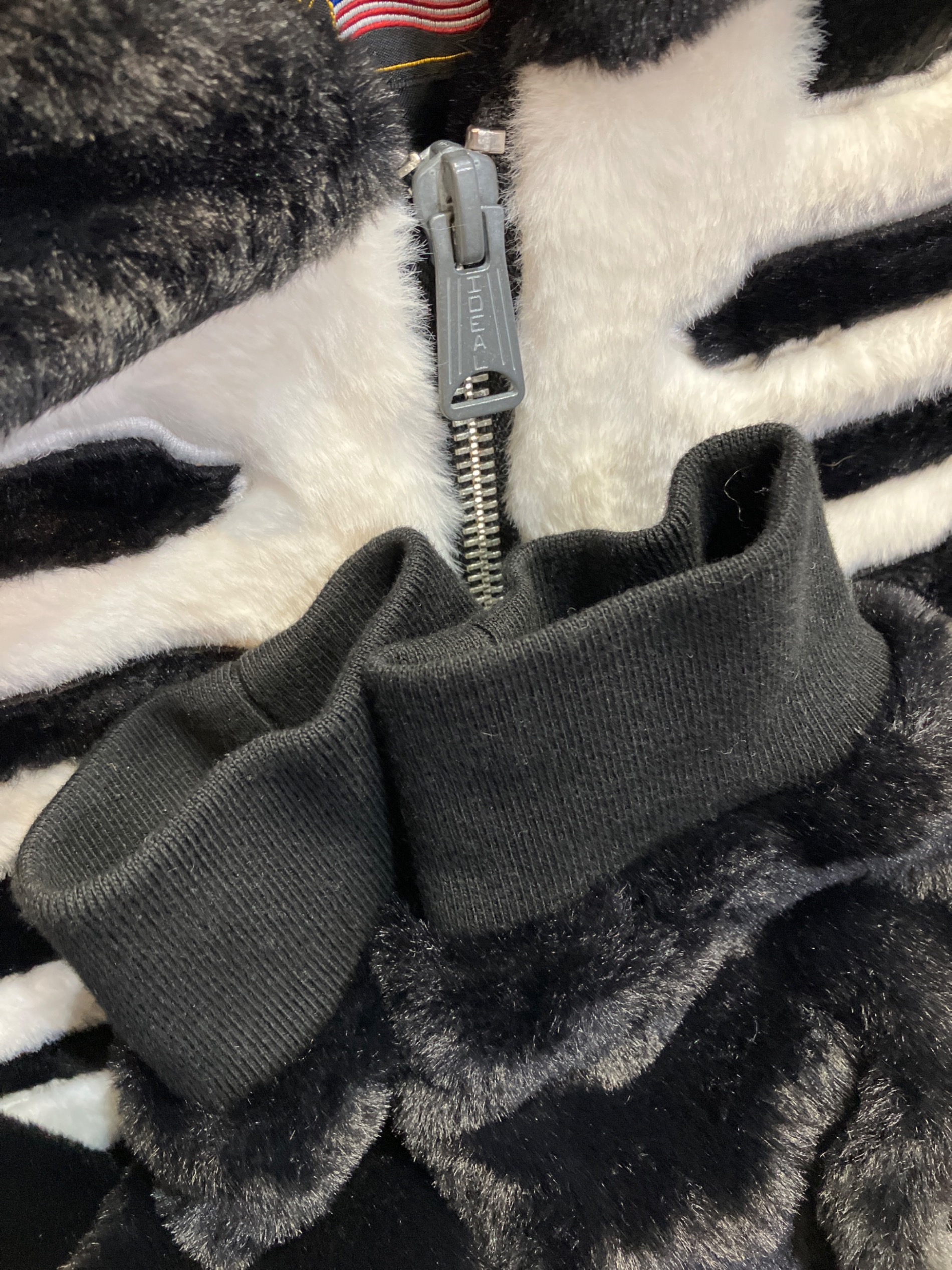 中古・古着通販】VANSON (バンソン) スケルトンボーンファーZIP